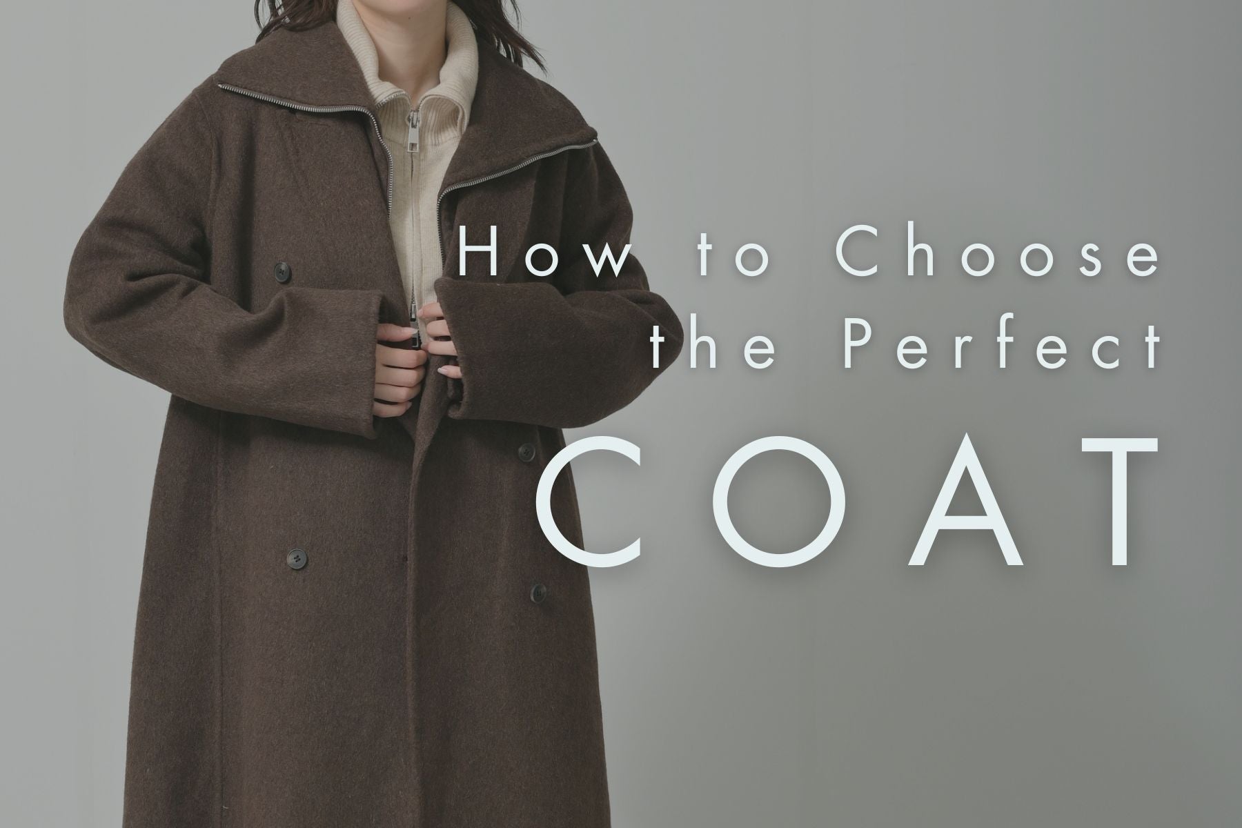 失敗しないコートの選び方<br>大人の女性の“上品”コート