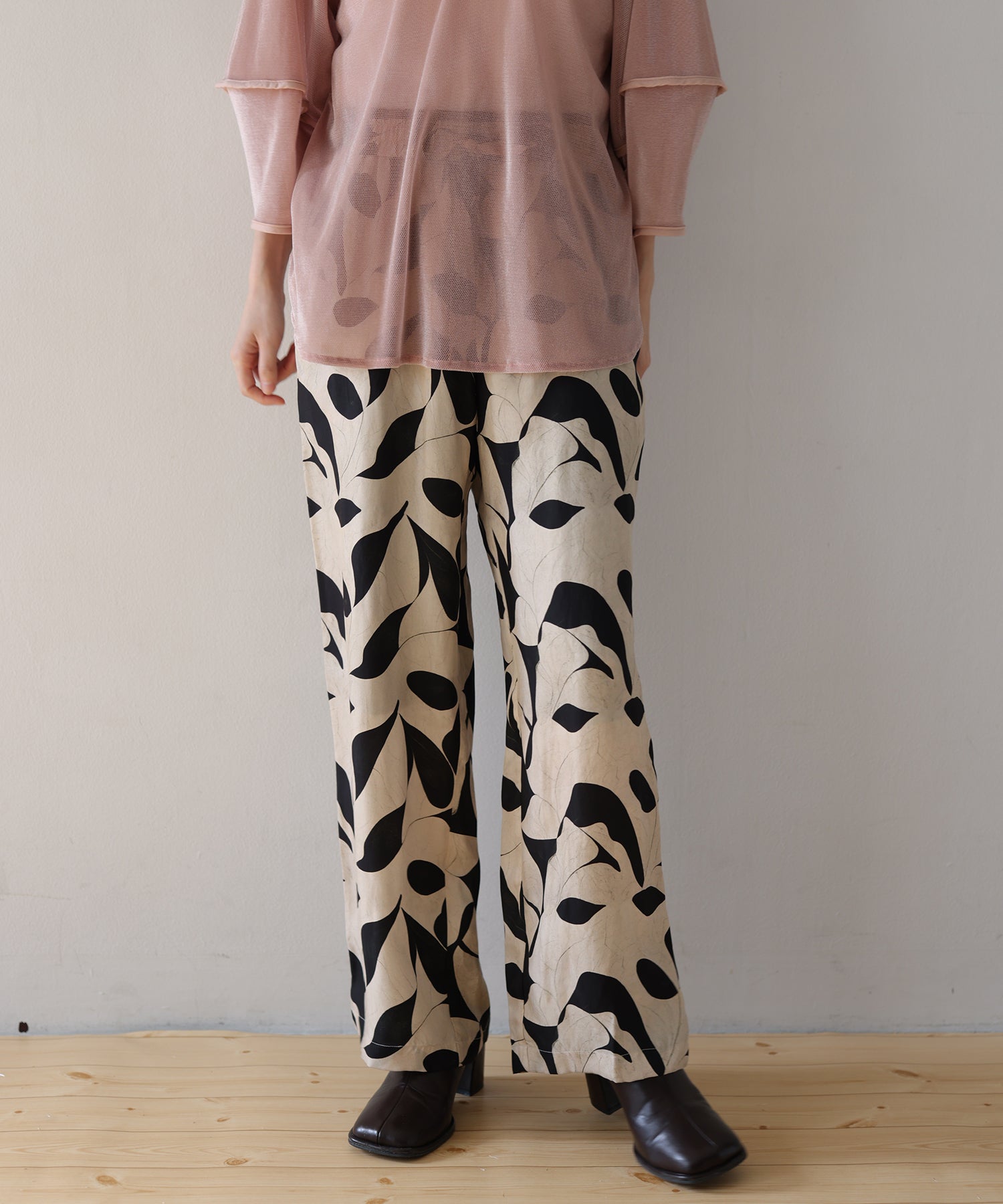 ベージュ×ブラック　model：H160