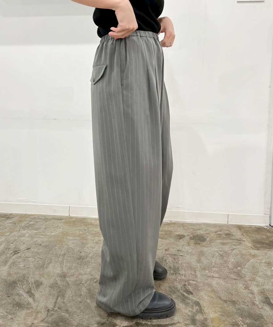 Tucked Wide Pants