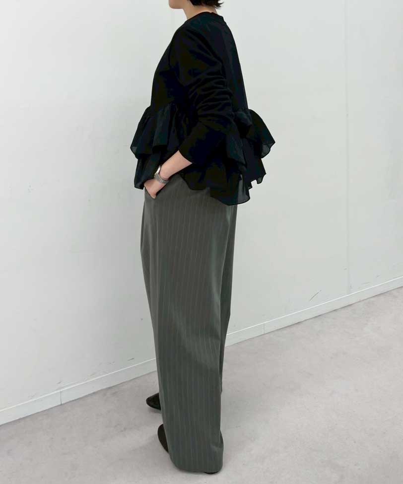 チャコールストライプ　staff：H161