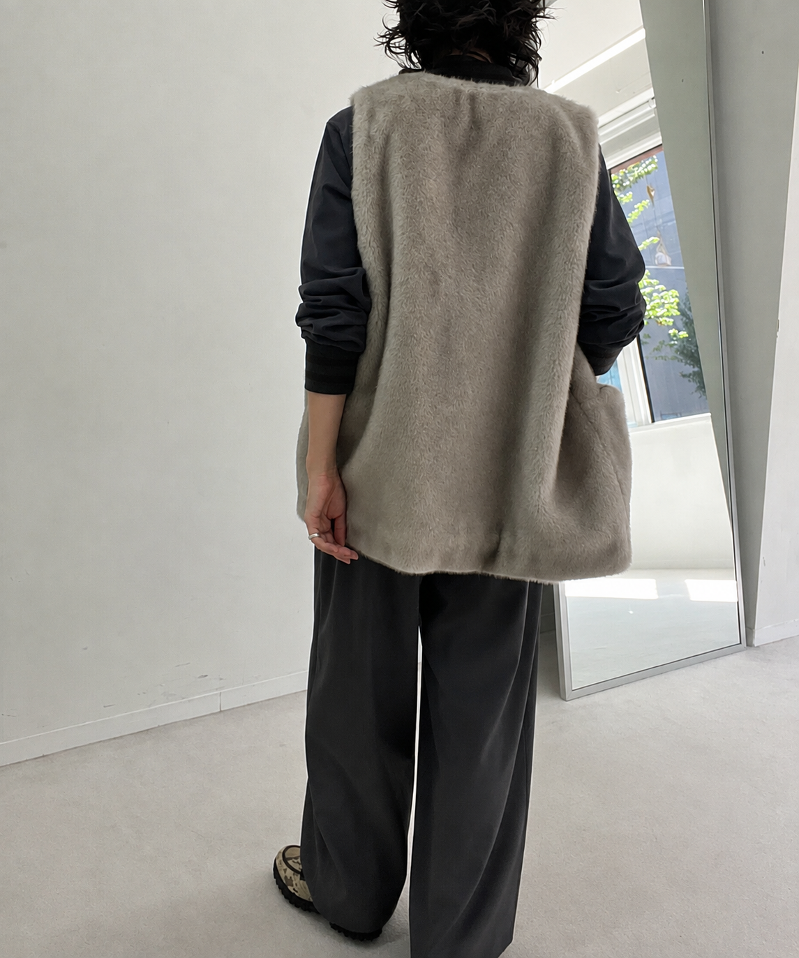 ライトグレー　staff：H161cm