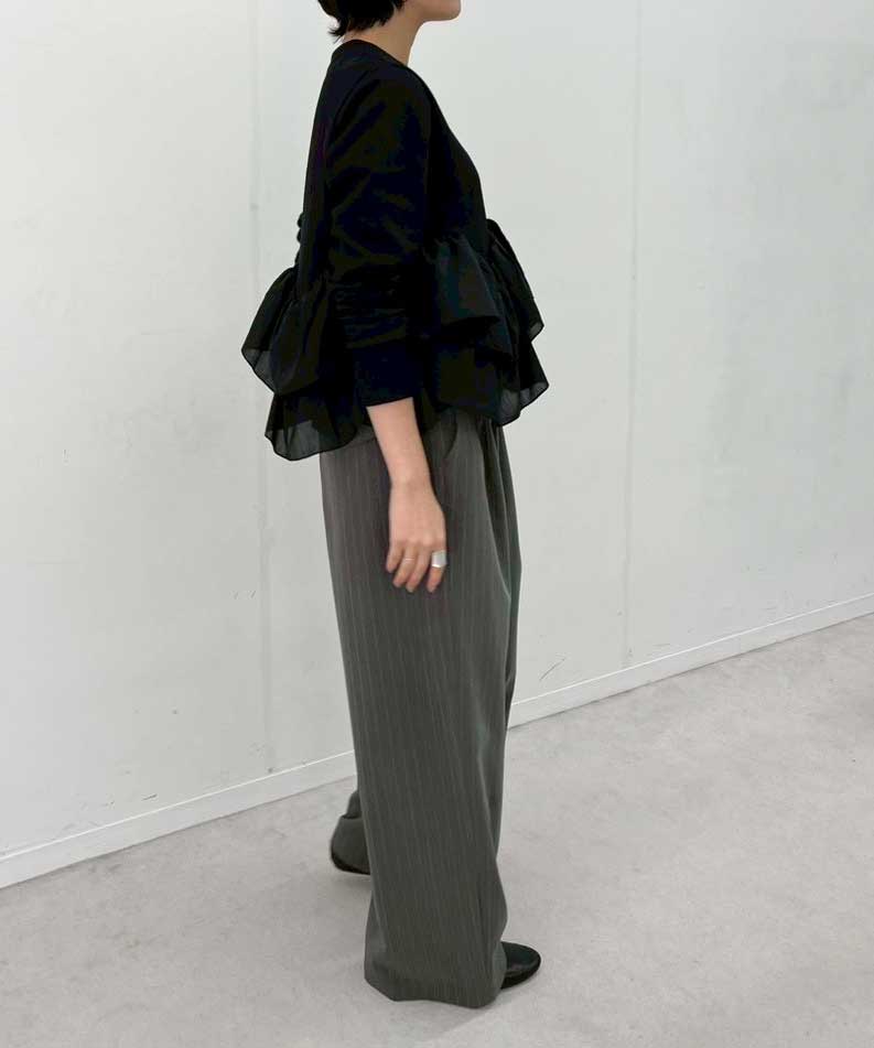 チャコールストライプ　staff：H161