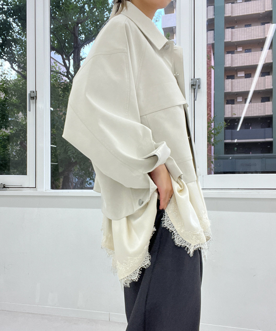 オフホワイト　staff：H161cm
