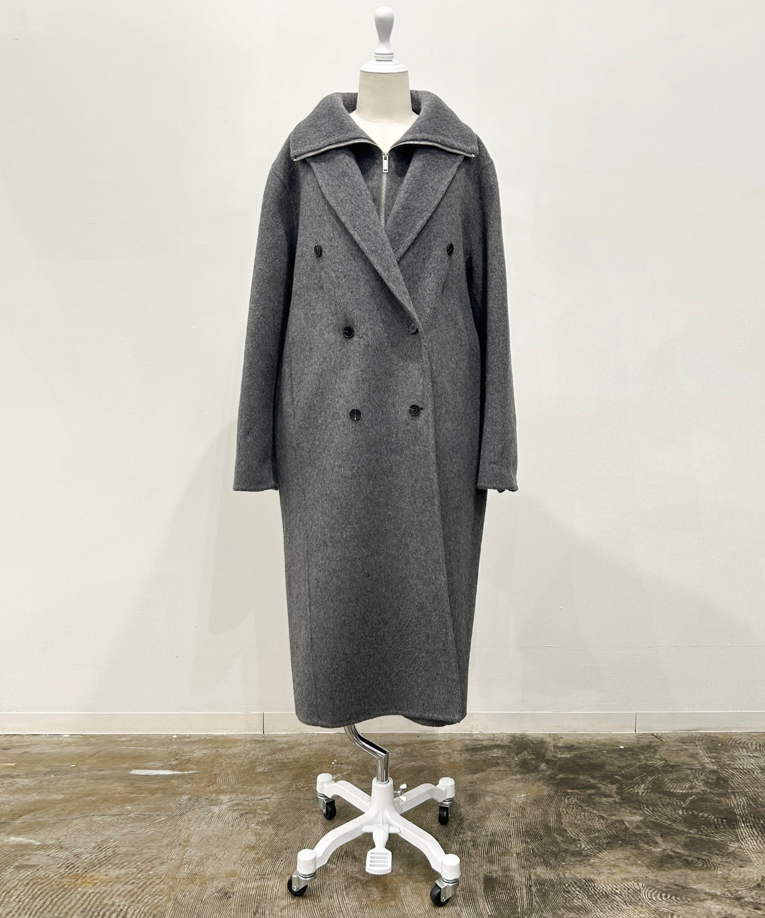 完売のため再生産】Structured Double Wool Coat