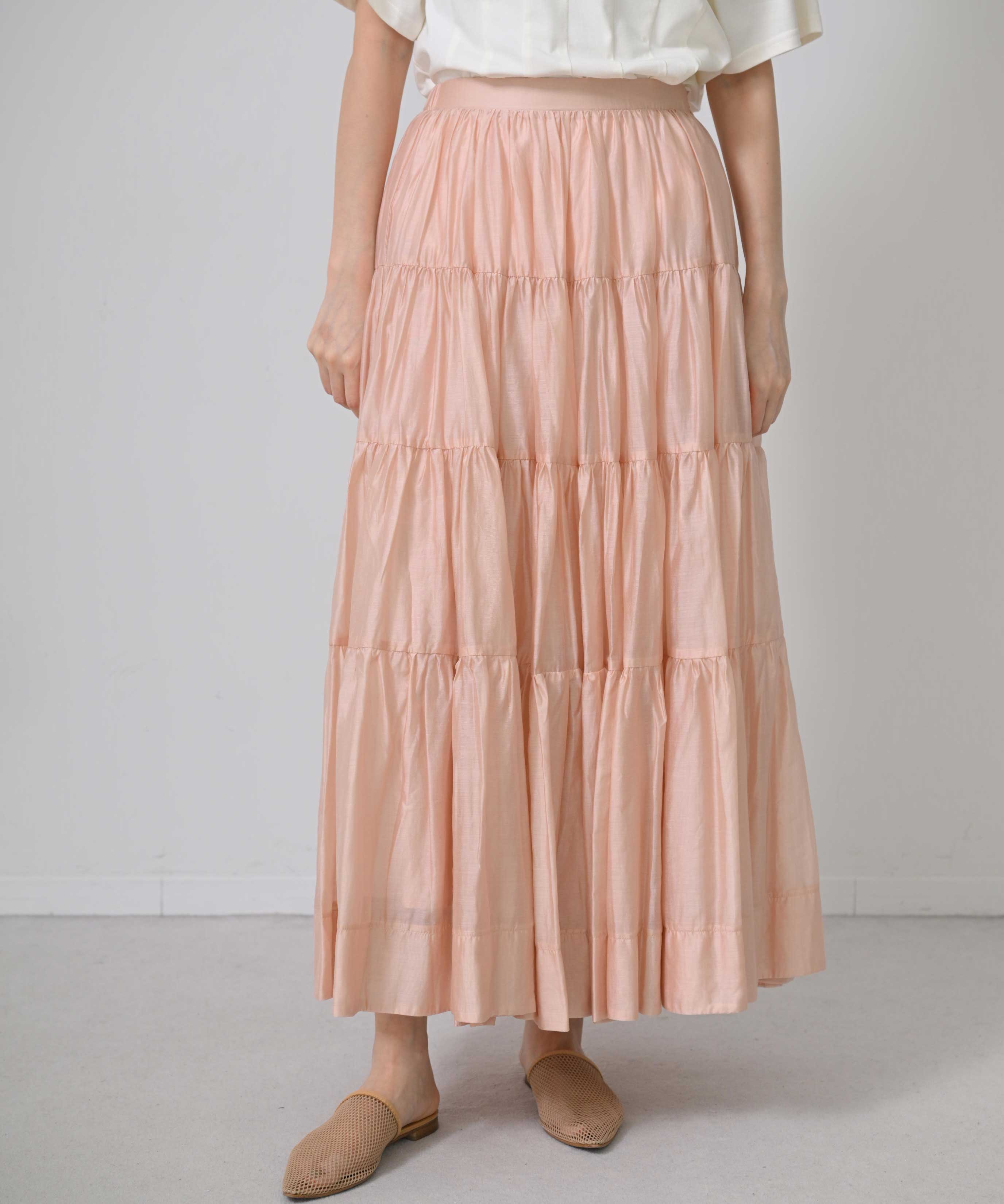 Voluminous Tiered Skirt
