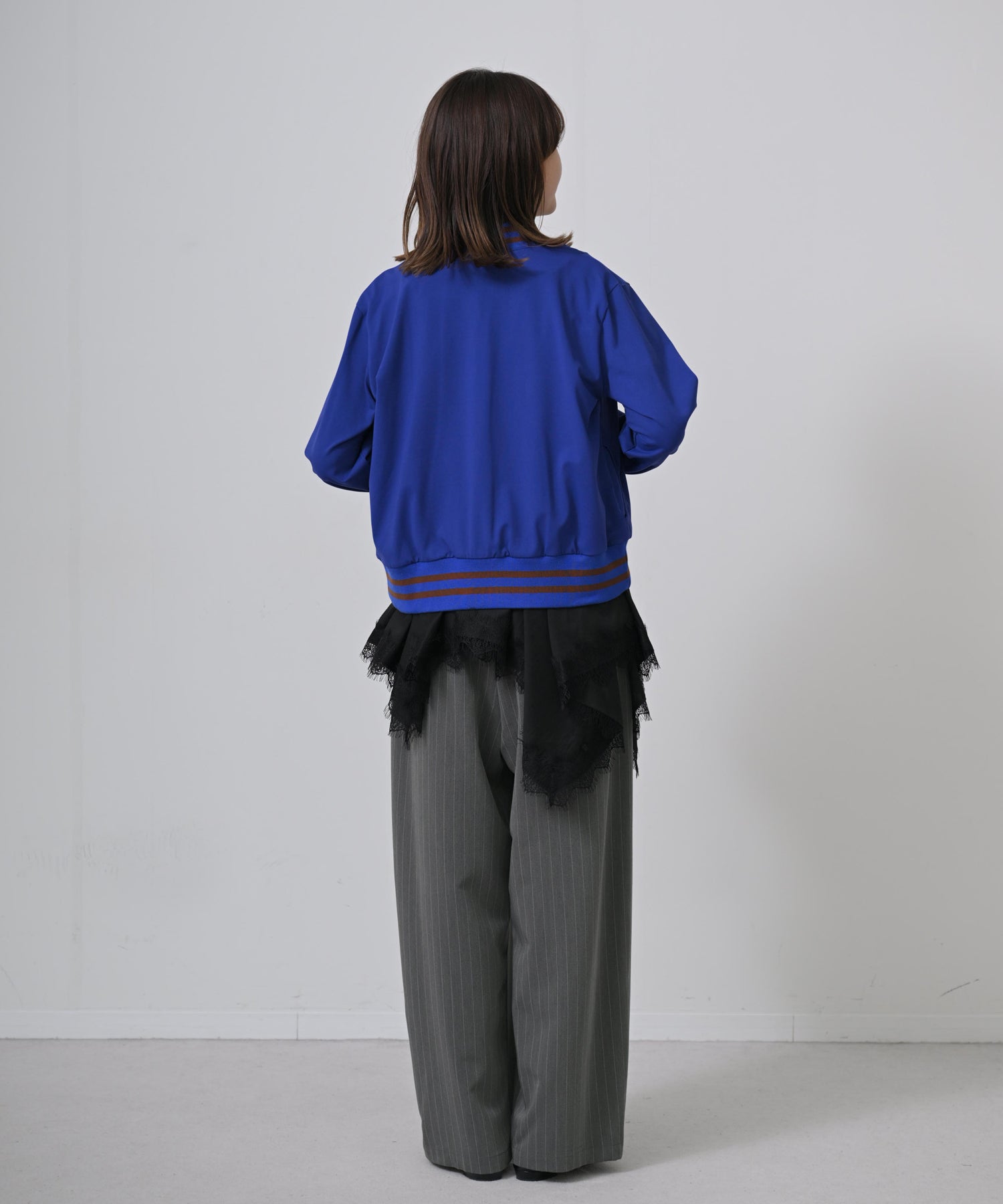 大人気につき再入荷】Border Front Frill Blouson
