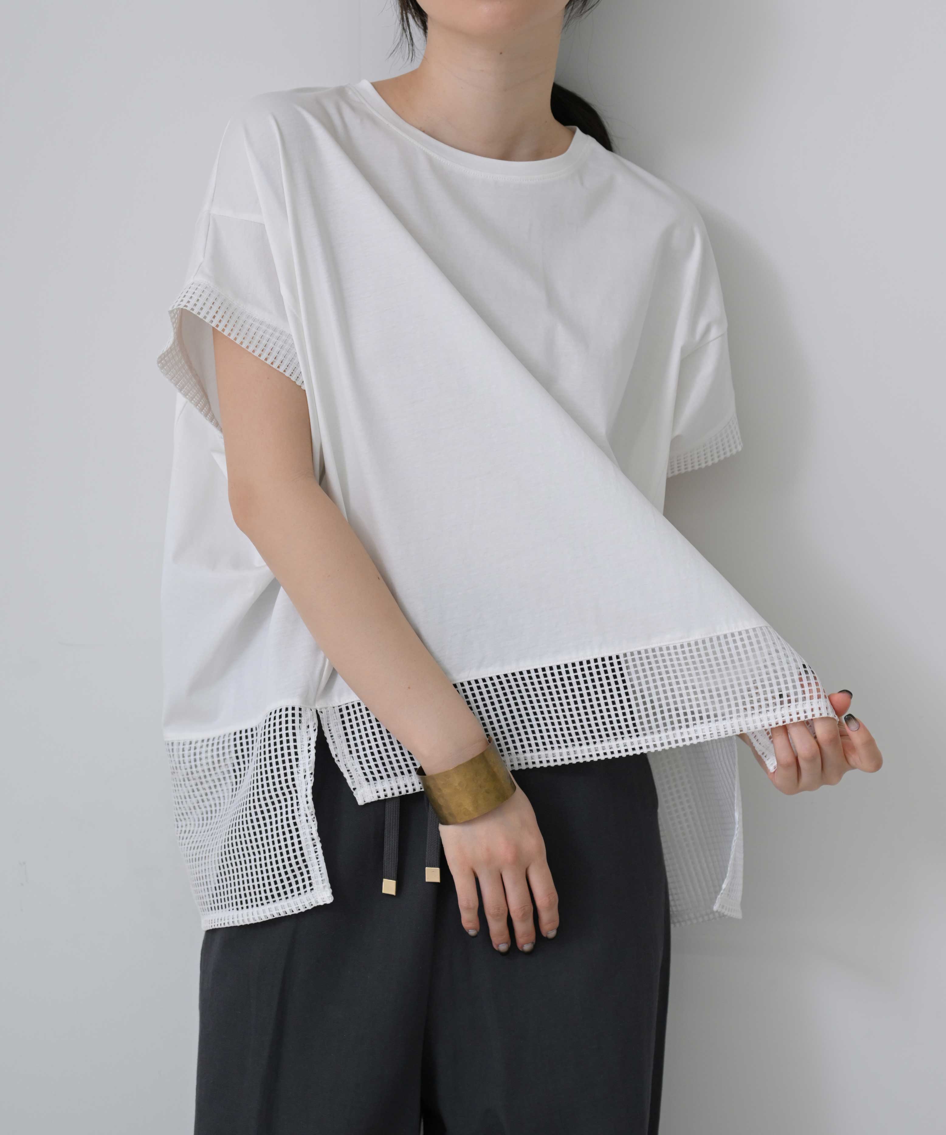 Mesh-Paneled Cut Sew