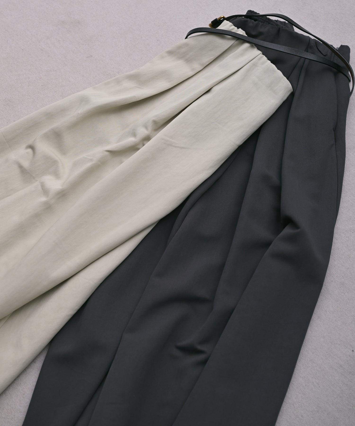 【SECRET SALE】Cropped Wrap Wide Pants