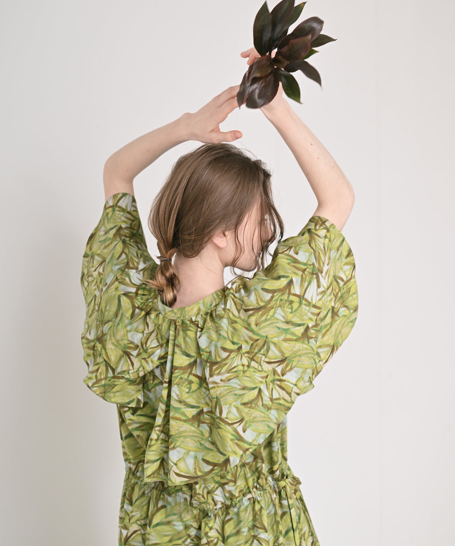 Botanical Frill Dress