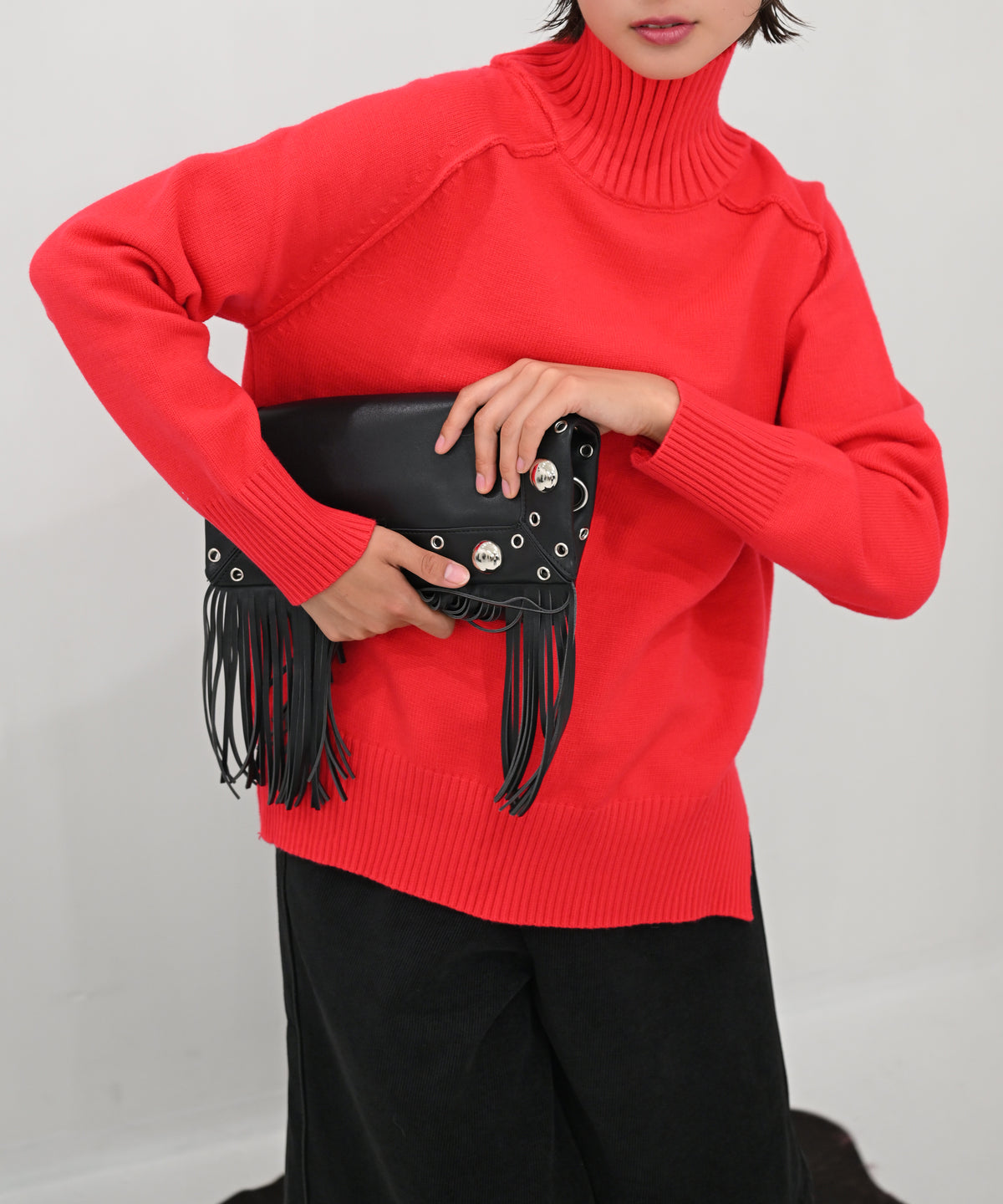 レッド　model：H166cm
