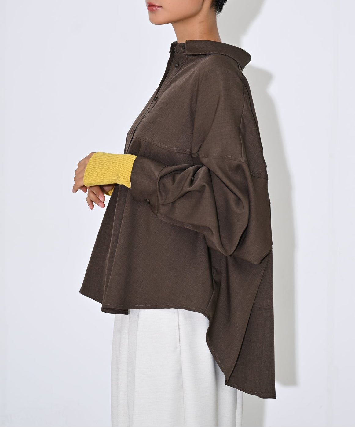 ブラウン　model：H166cm
