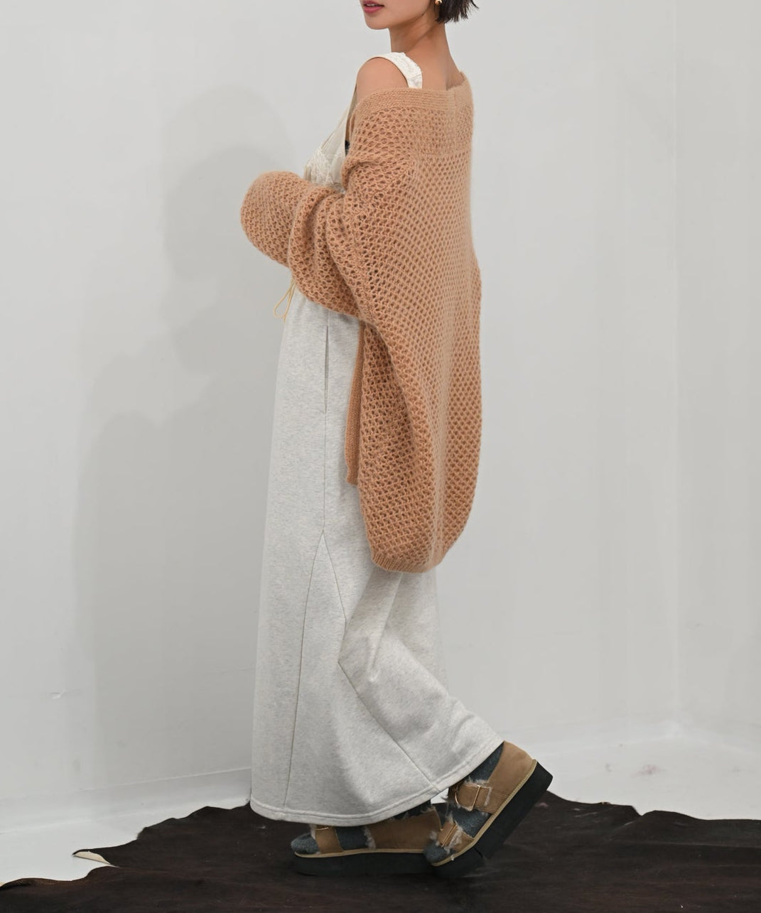 オレンジ　model：H166cm