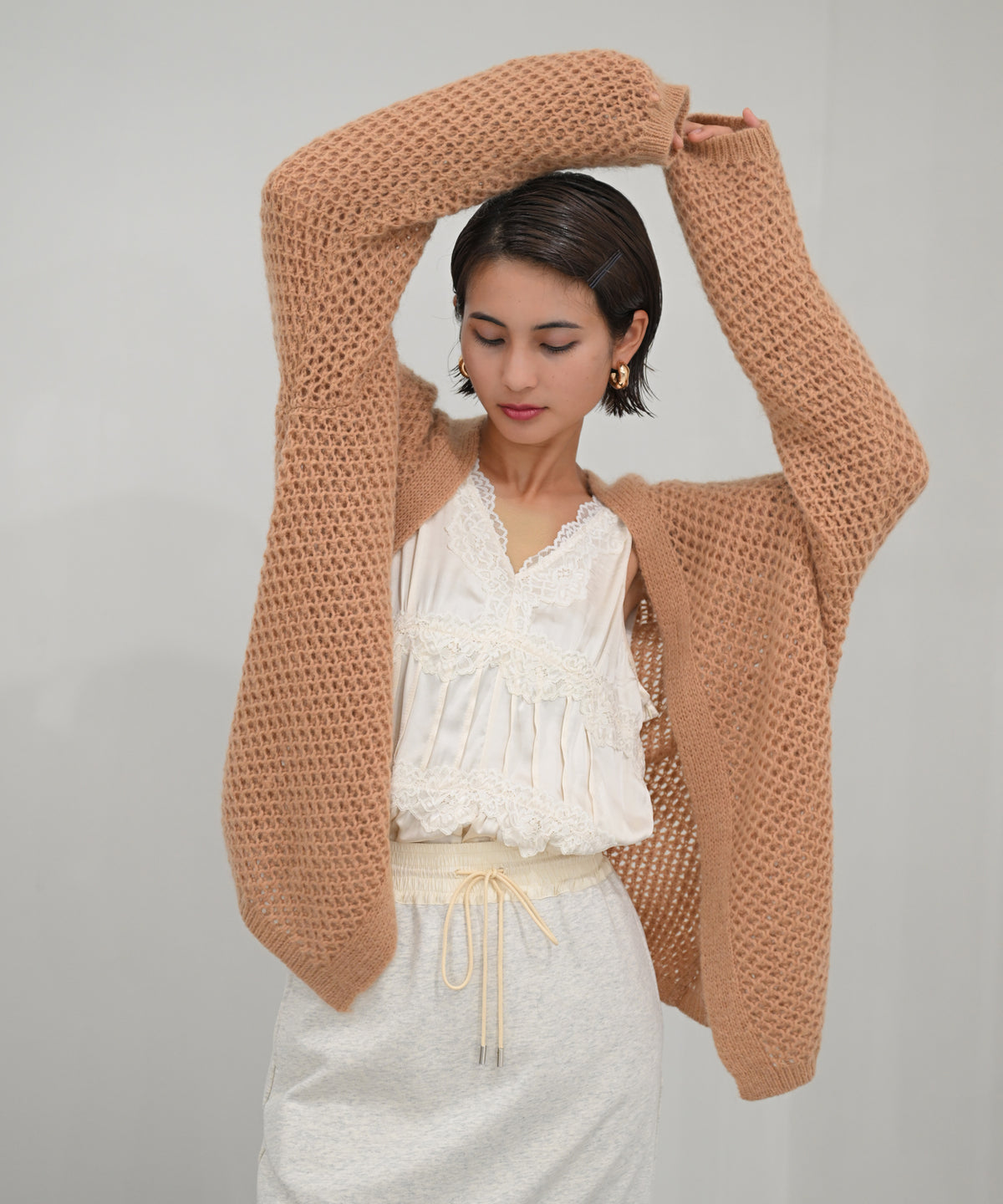 オレンジ　model：H166cm