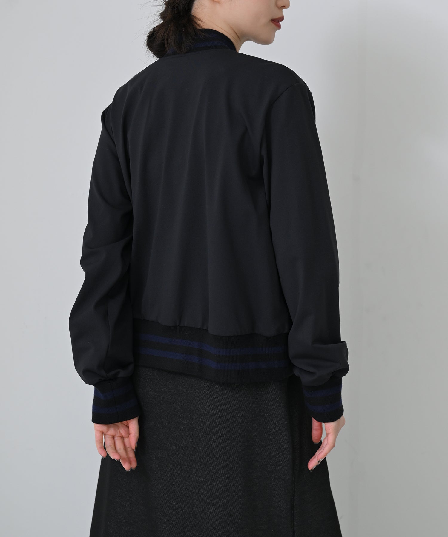 大人気につき再入荷】Border Front Frill Blouson
