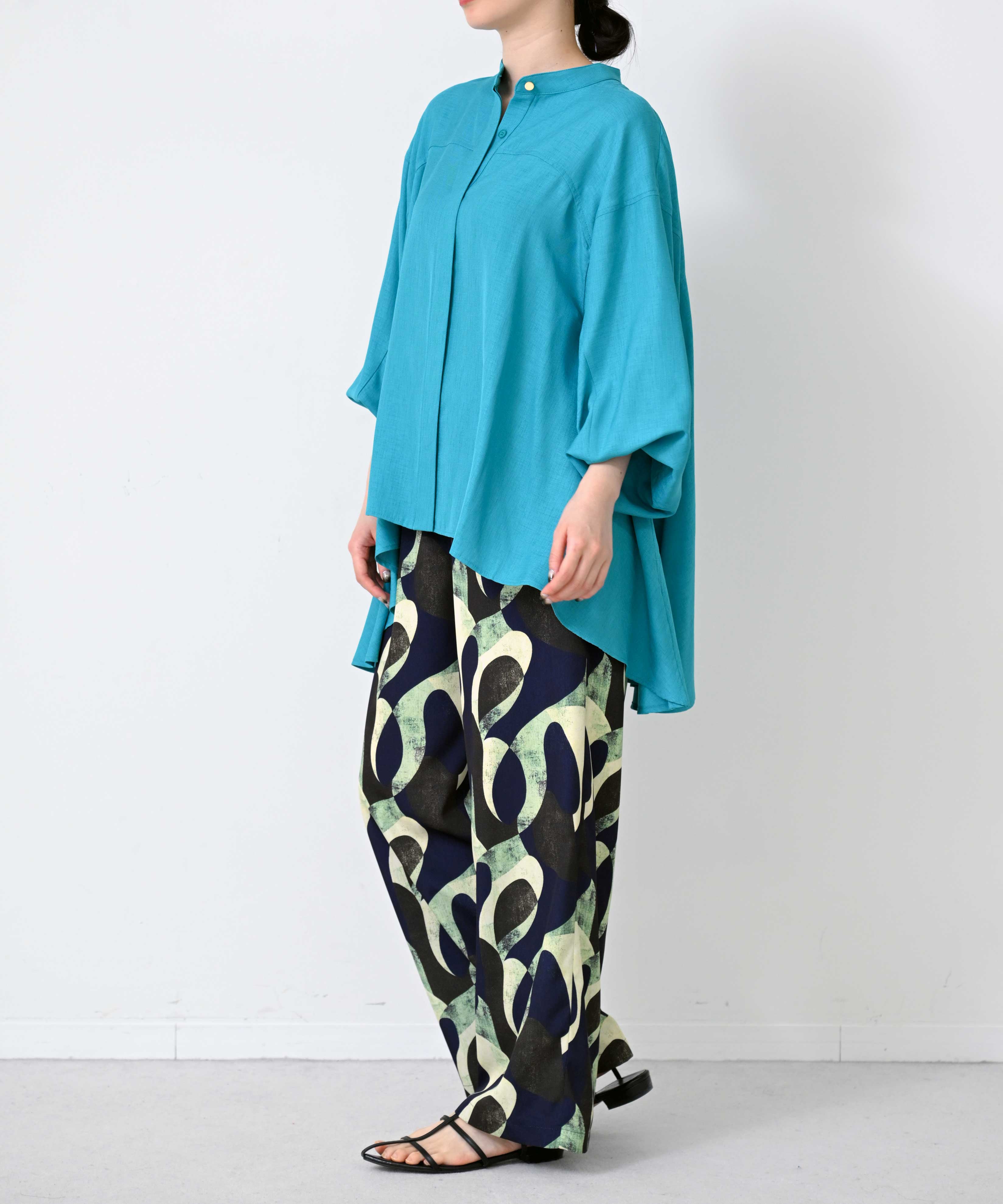 ネイビー×グリーン　model：H160