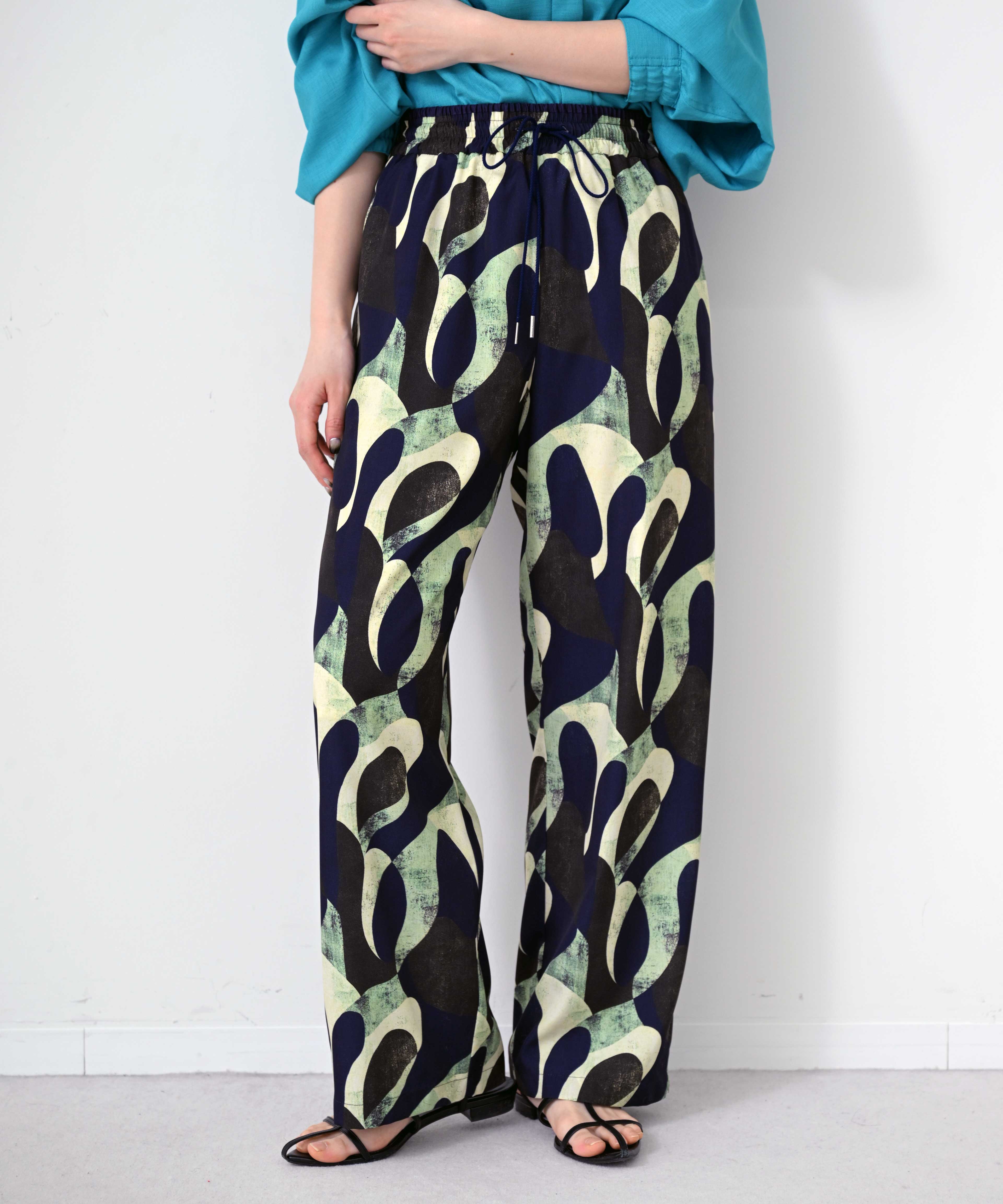 ネイビー×グリーン　model：H160