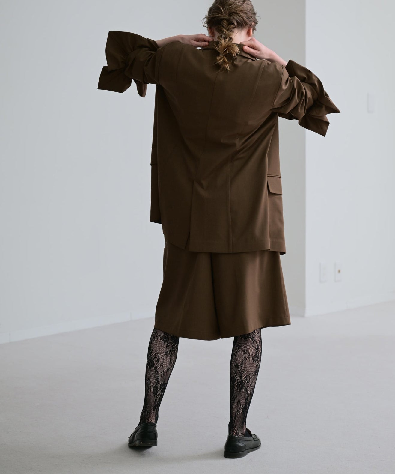 ブラウン　model：H170cm