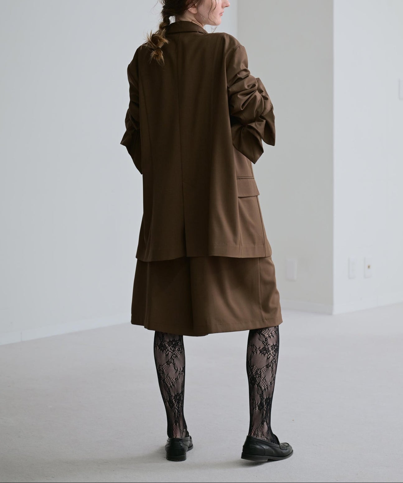 ブラウン　model：H170cm