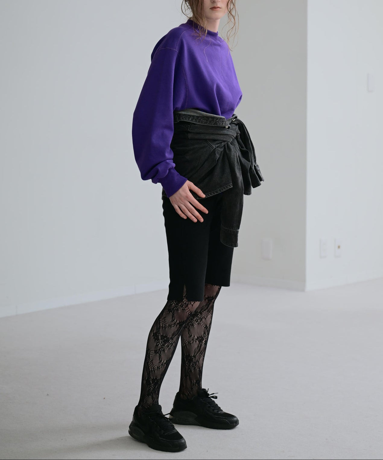 パープル　model：H170cm