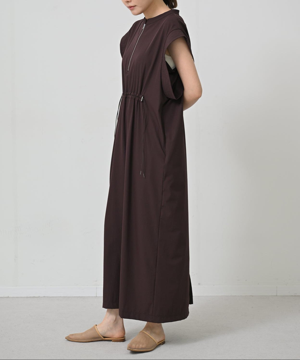 *:;;;:* 【SDMのお洋服 　落ち着いたブラウンのお洋服】*:;;;:* Timesale】Urban Utility Zip Dress