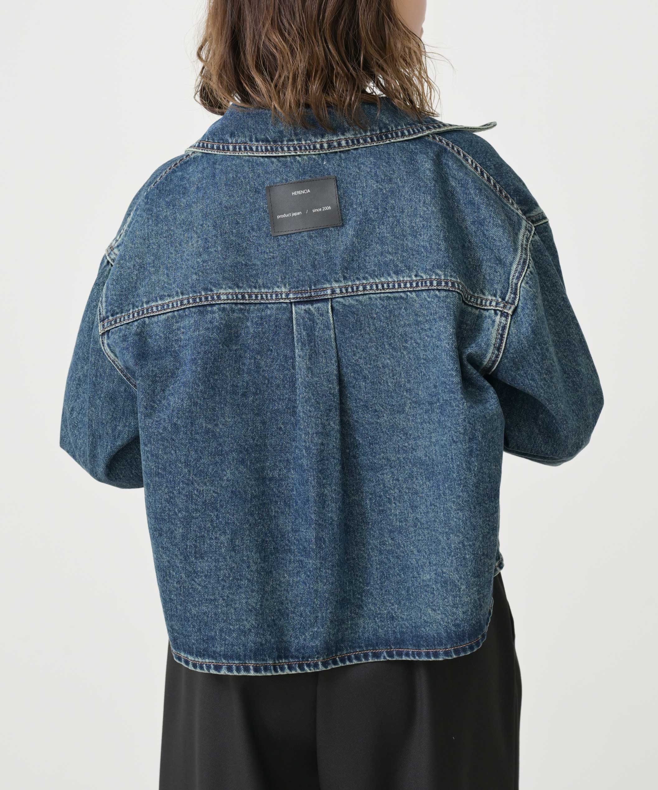 Denim Shirt Blouson Denim Shirt Blouson