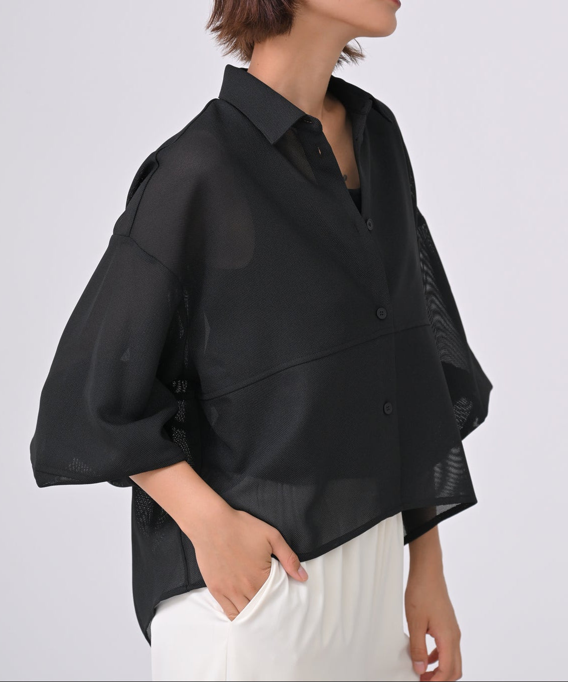 ブラック　model：H166cm