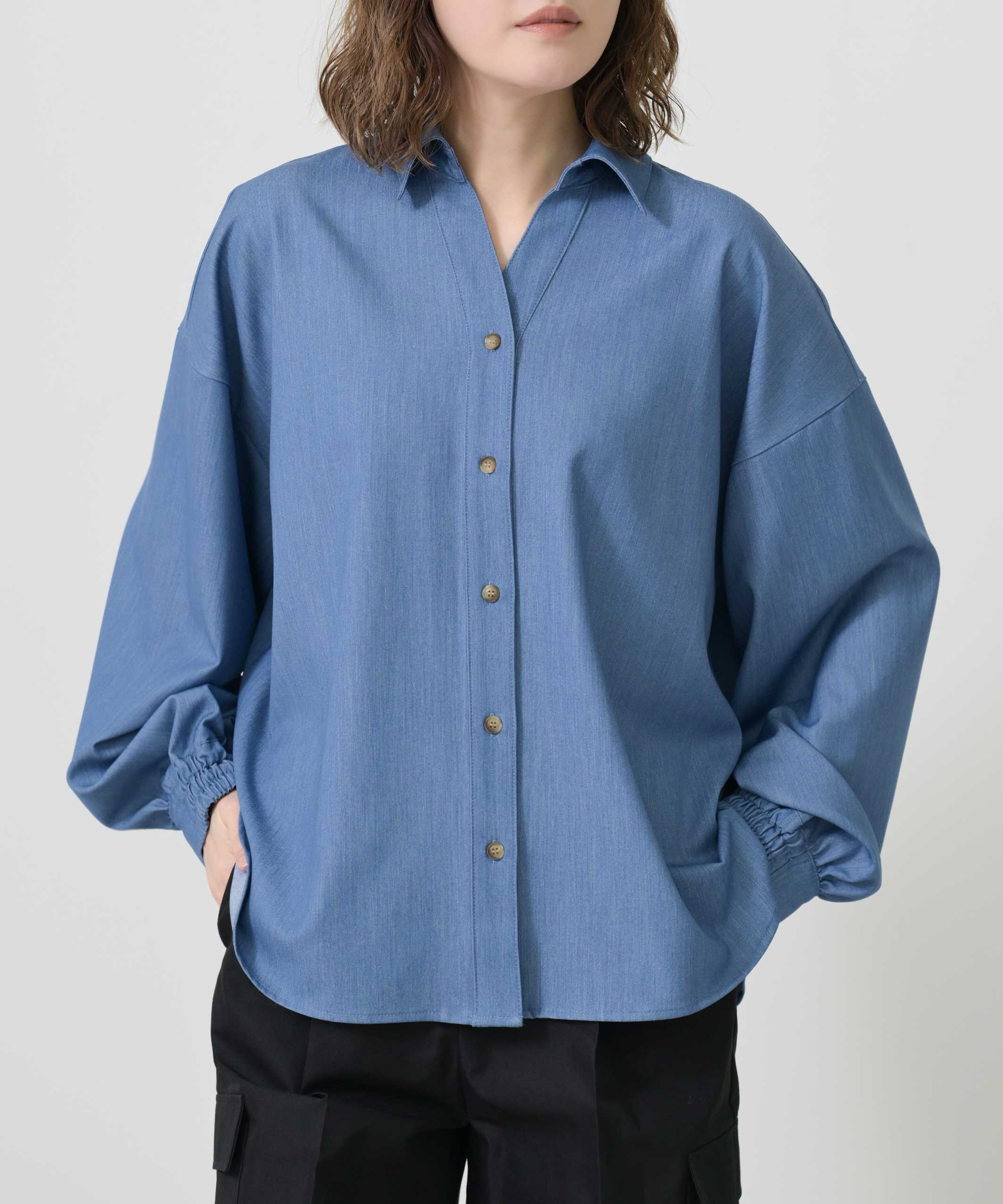 AMERI HAOKAN BACKRIBBON BLOUSE BLOUSE RIBBON BACK ♡ 極美品 公式通販