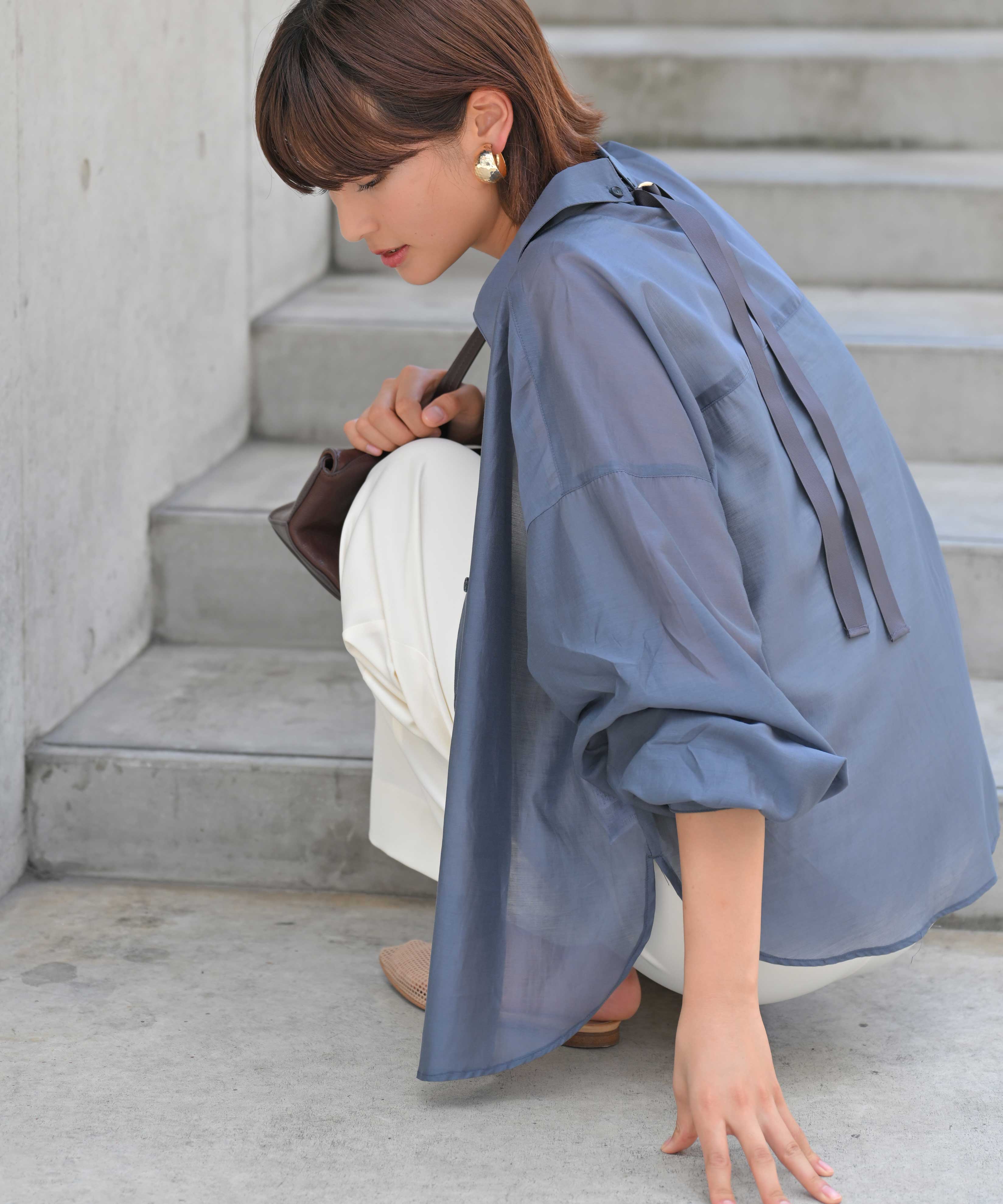 ブルーグレー　model：H166