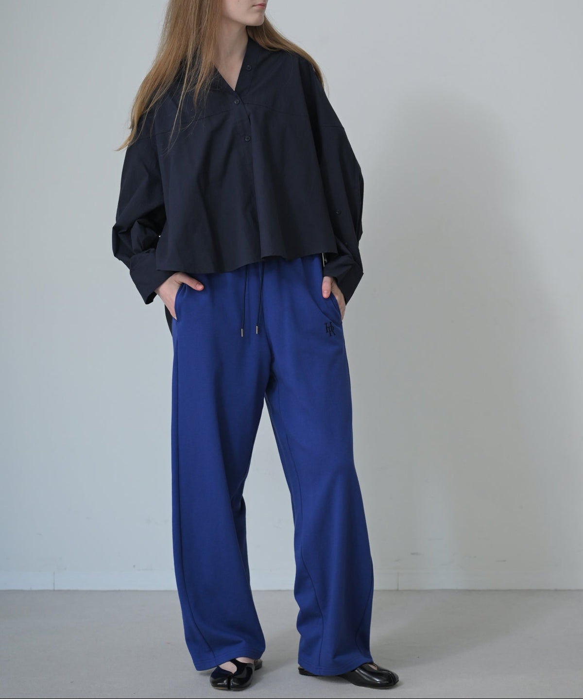 ブルー Lサイズ　model：H170cm