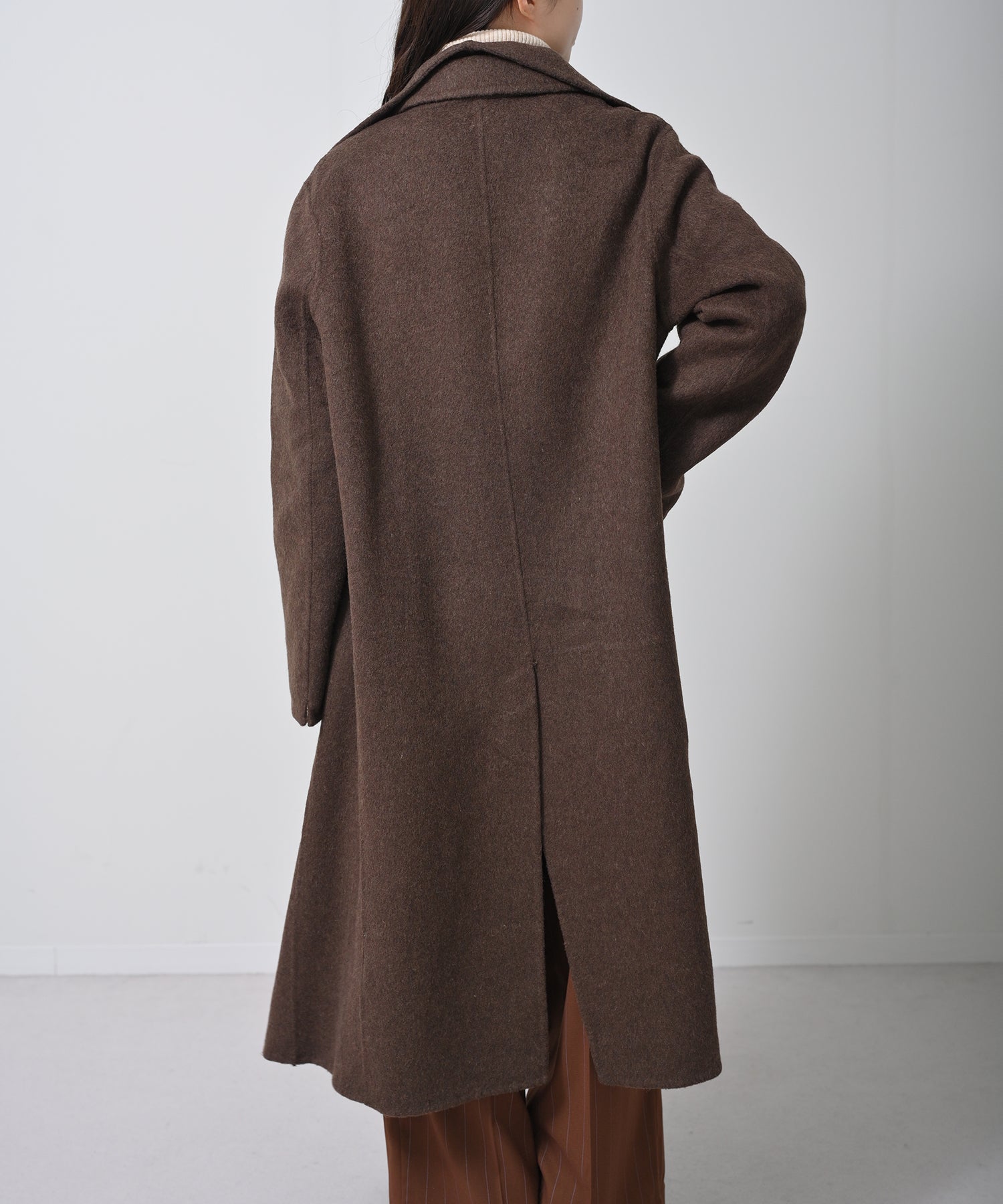 完売のため再生産】Structured Double Wool Coat