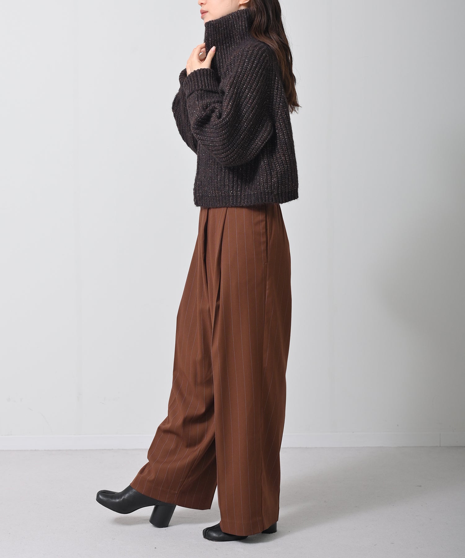 Chunky Zip-Up Knit Jacket