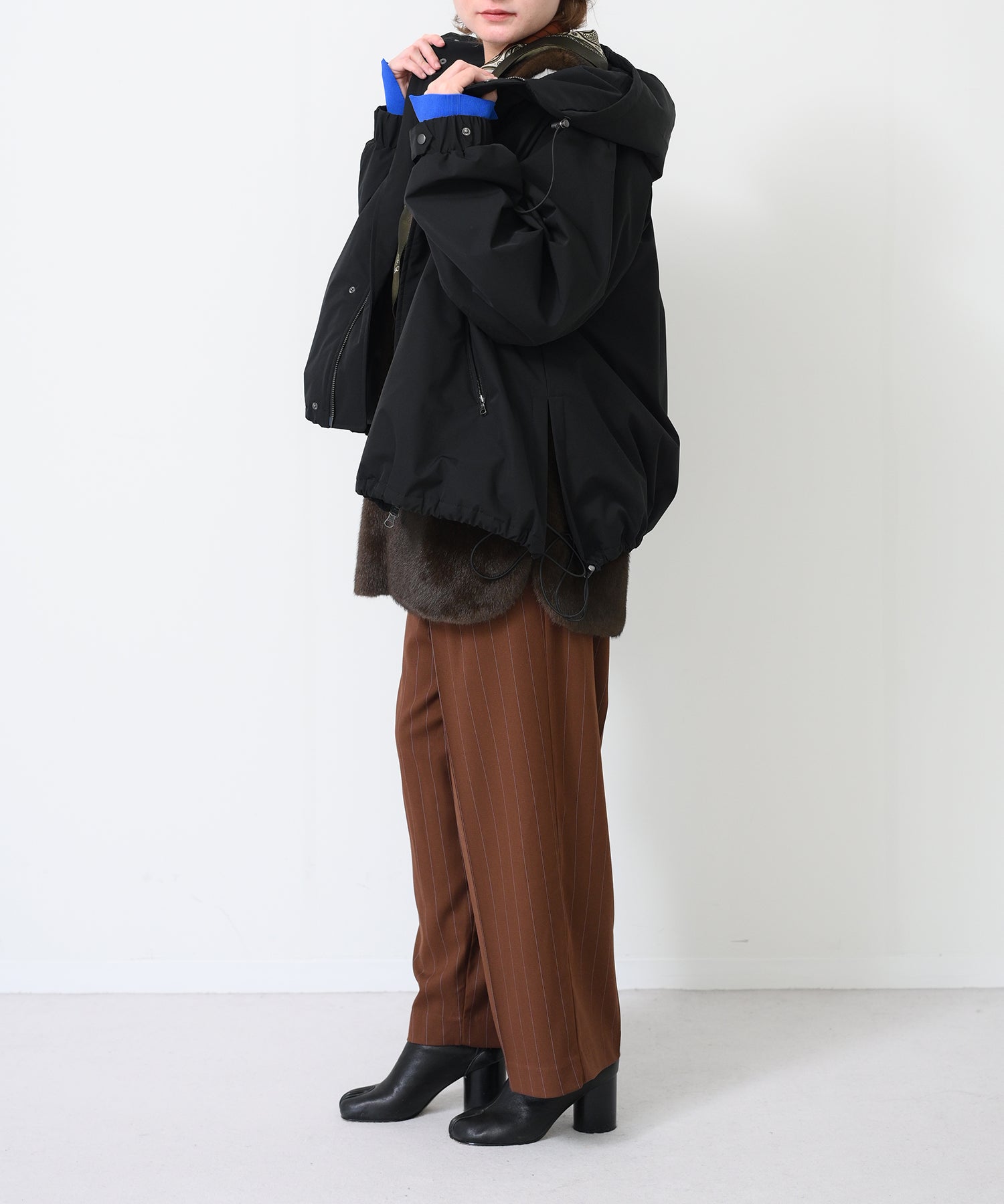 ブラック×ブラウン　model：H163