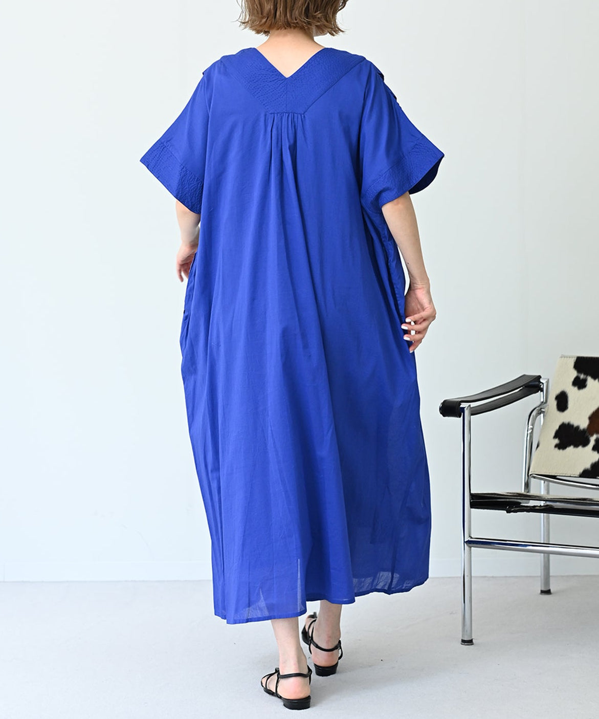 Cotton Voile Caftan Dress