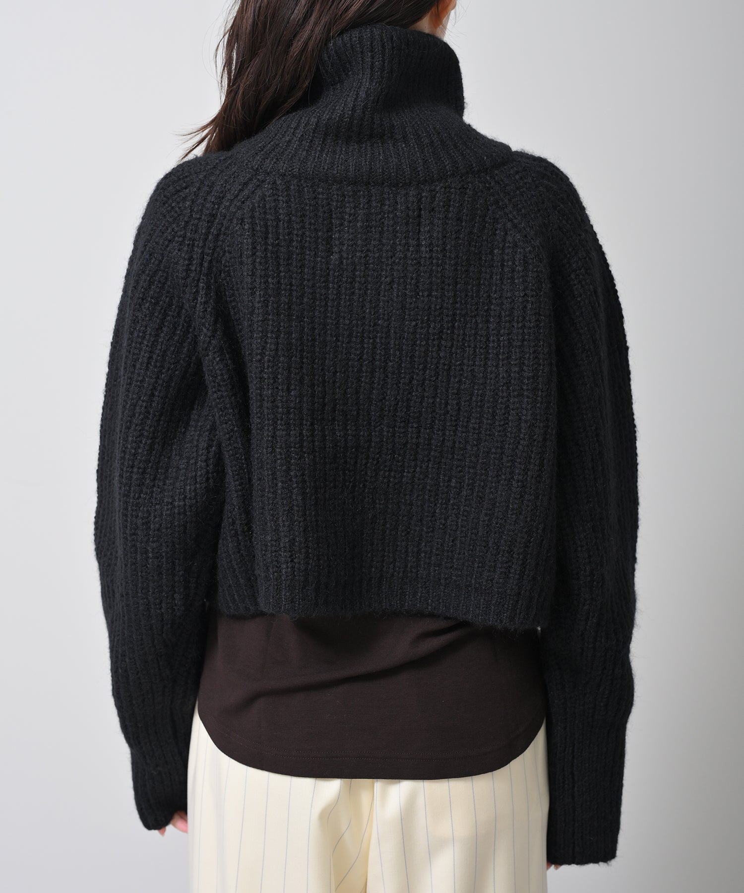 Chunky Zip-Up Knit Jacket