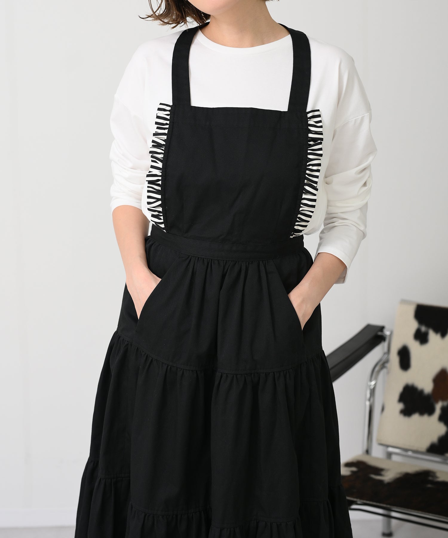 Tiered Apron Dress