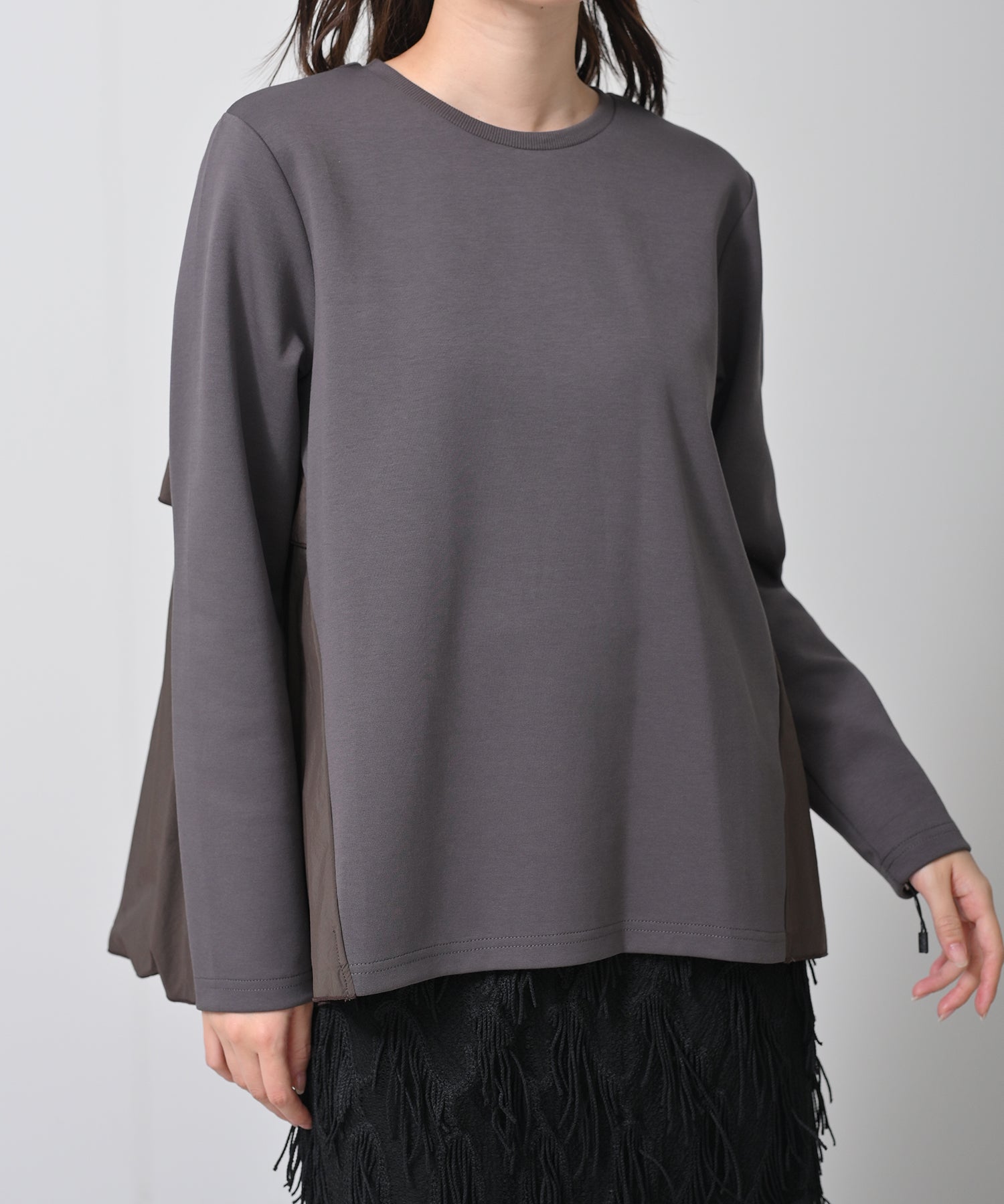 【Timesale】Back Mellow Frill Top