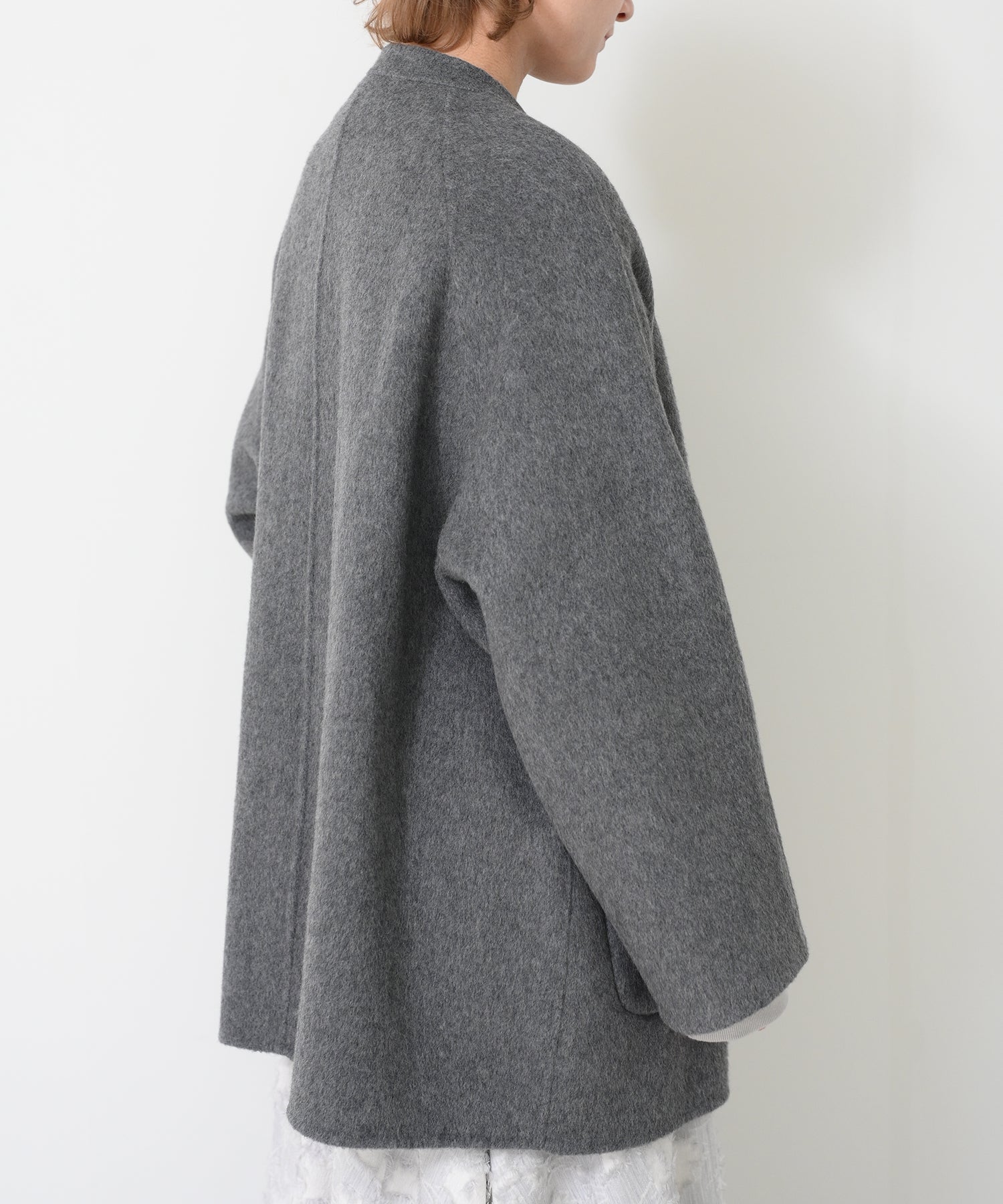 ジャケット・アウター Burberry's wool cashmere coat grey Burberrys(バーバリーズ) ノヴァチェックライニングトレンチコート