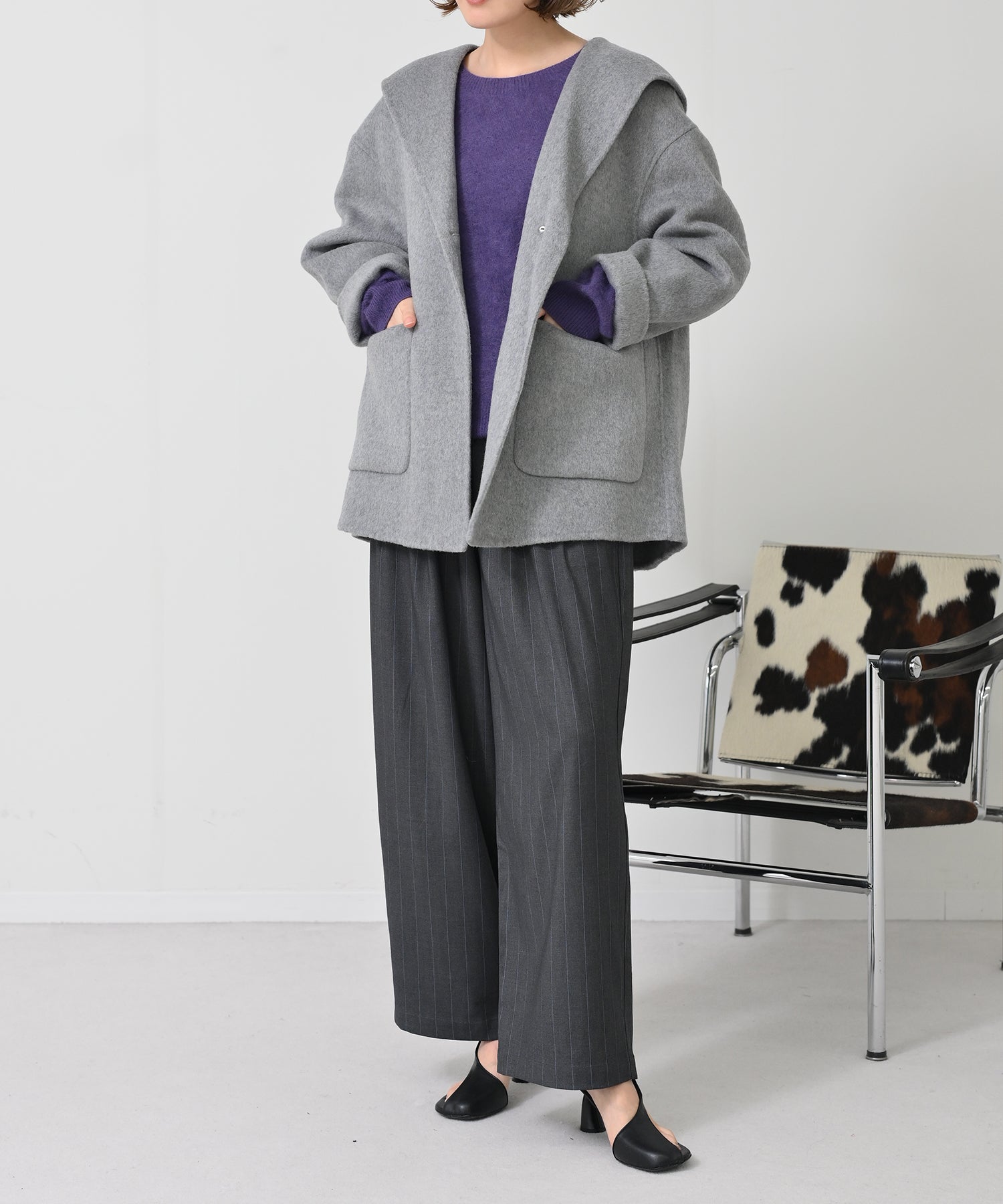 Timesale】Sailor Collar Short Coat