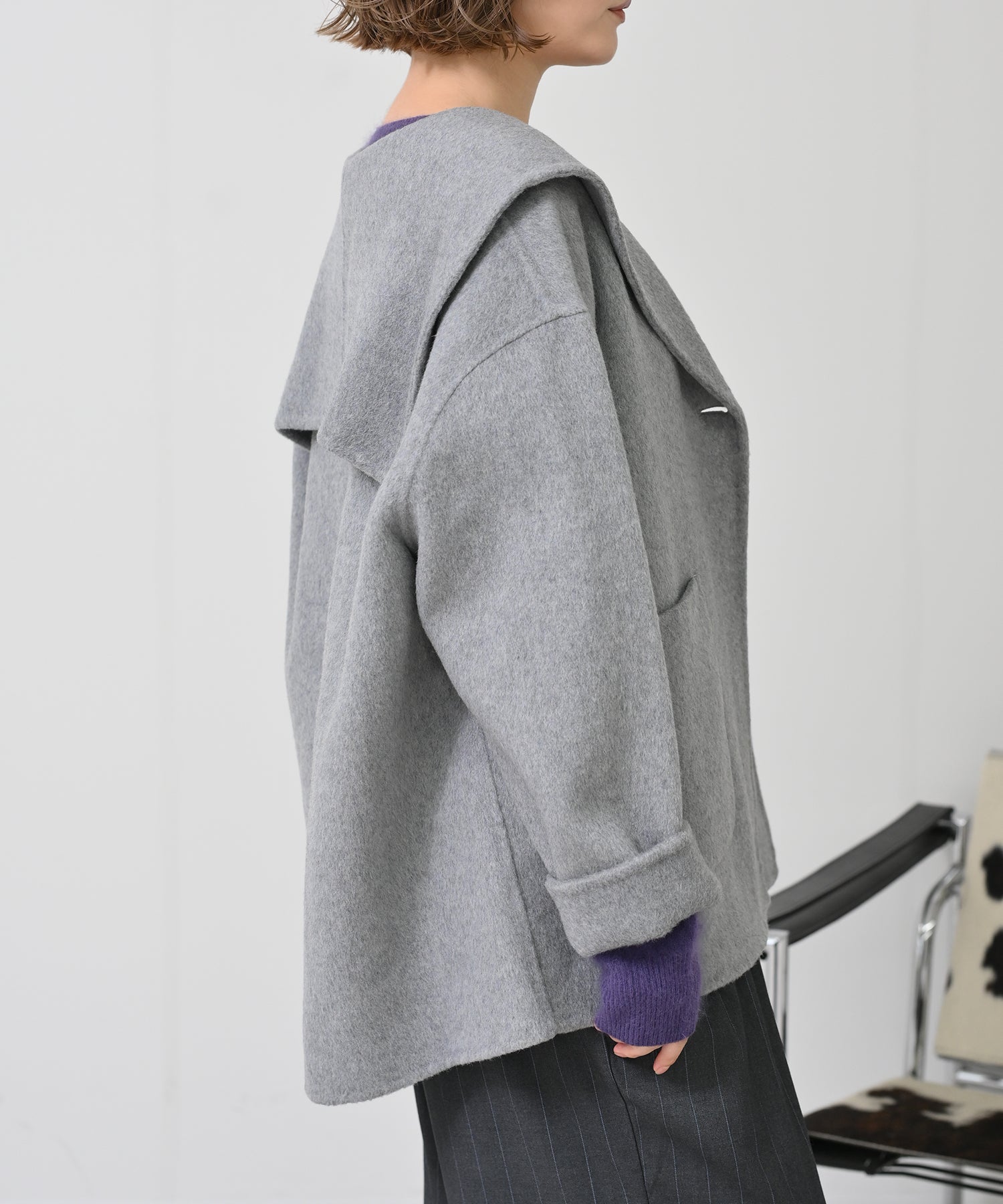 Sailor Collar Short Coat