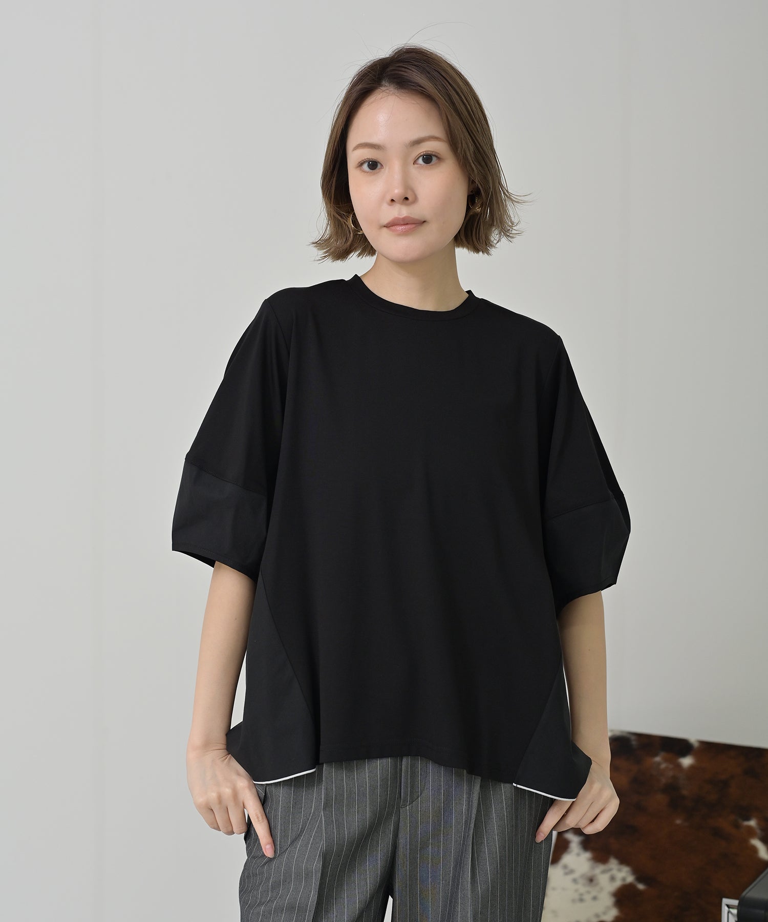 ブラック　model：H167　着用サイズ：フリー