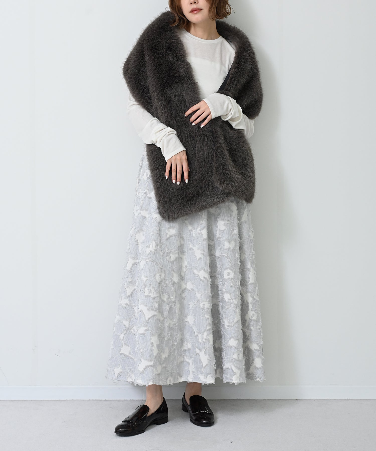 Faux Fur Wrap Stole