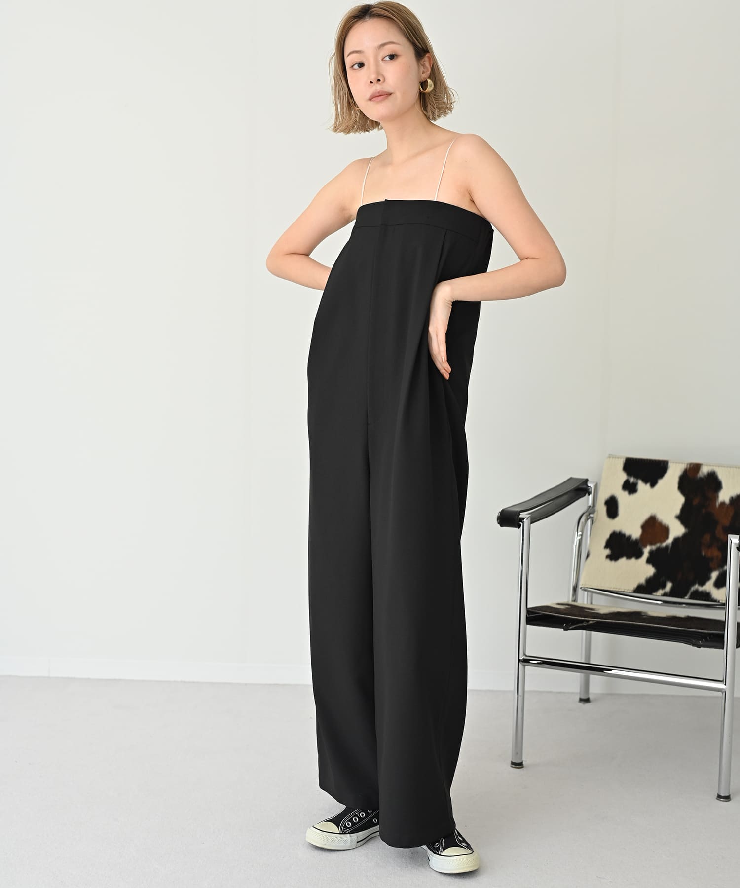【Timesale】2wayベアサロペット