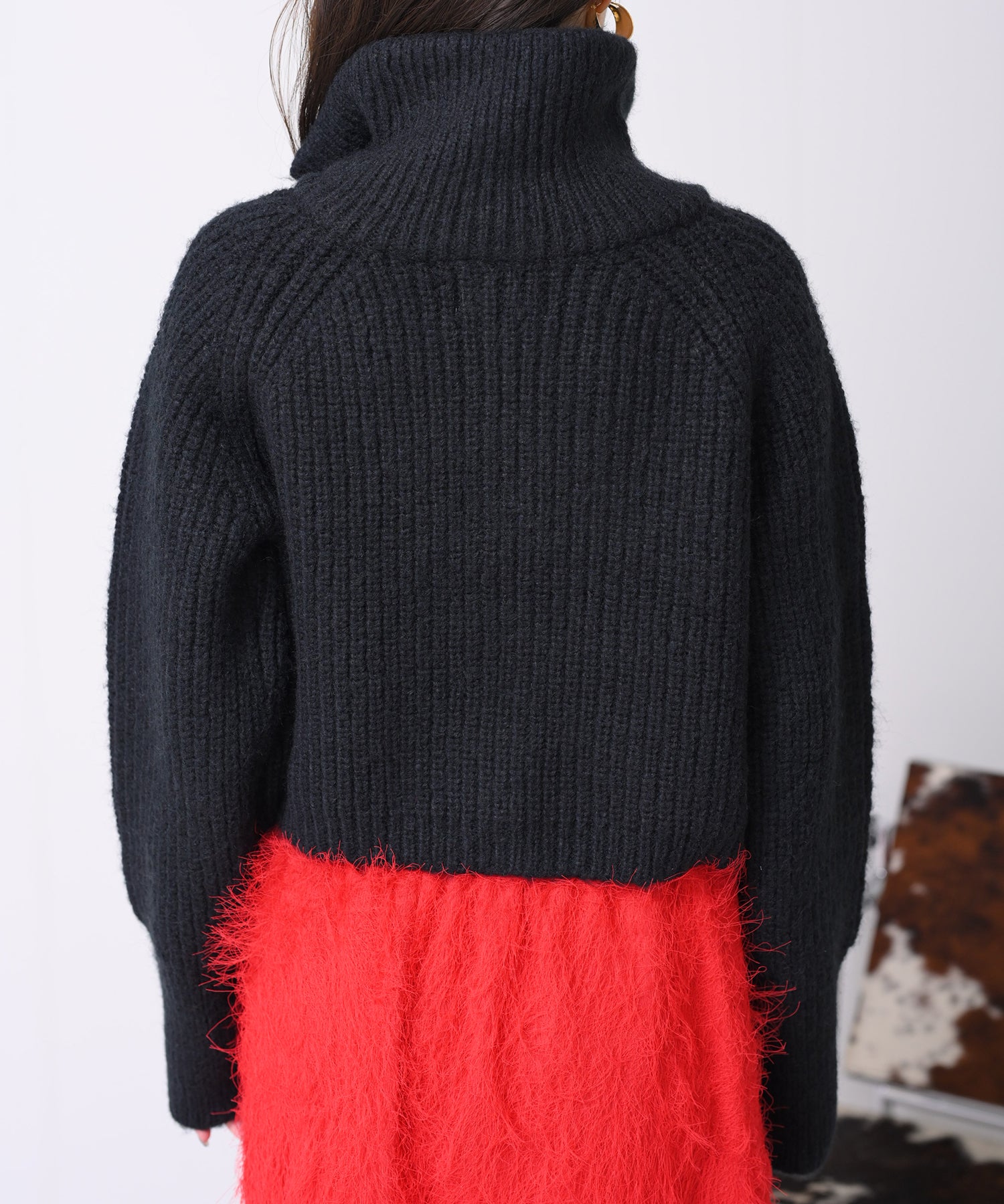 Chunky Zip-Up Knit Jacket