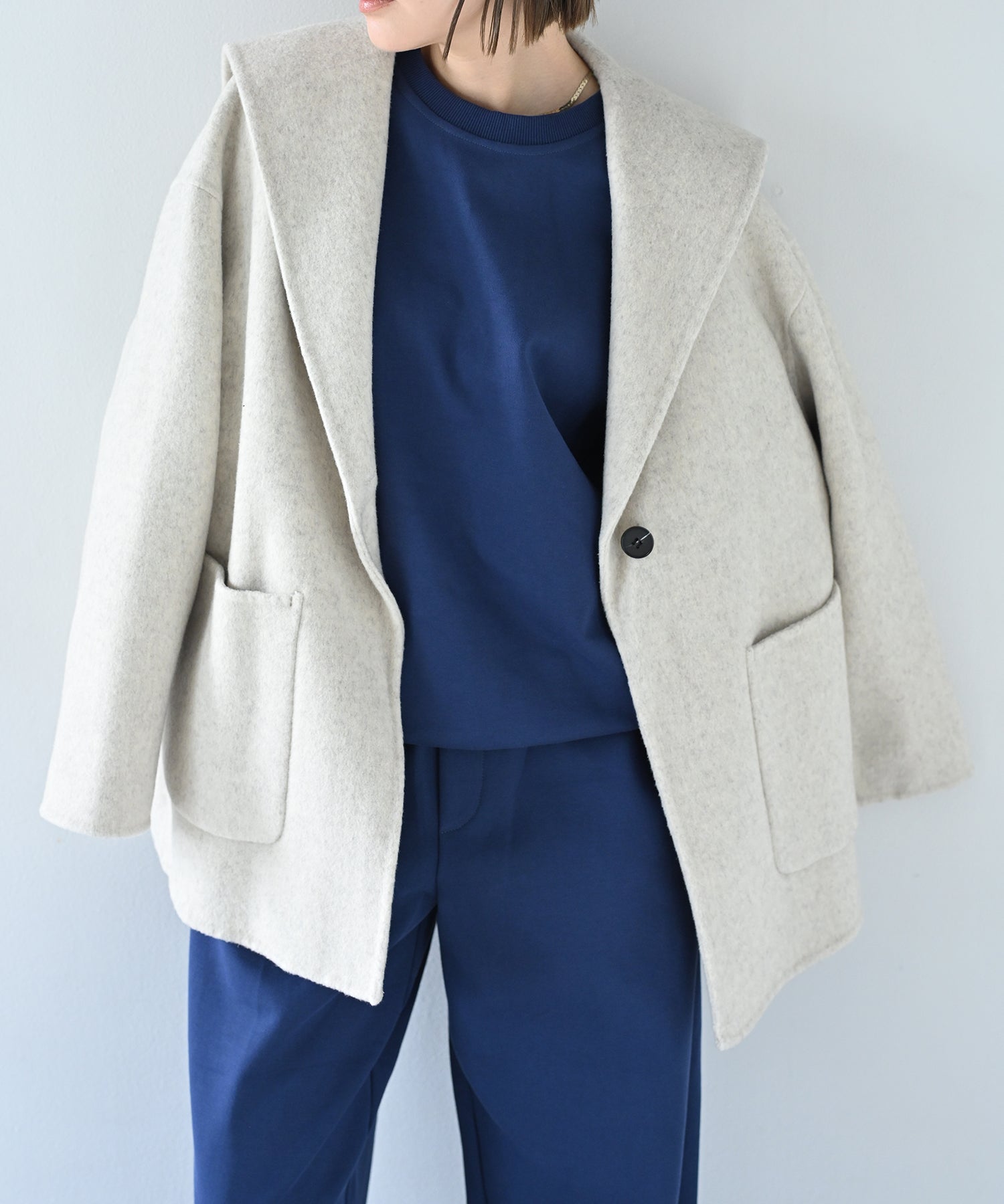 Timesale】Sailor Collar Short Coat