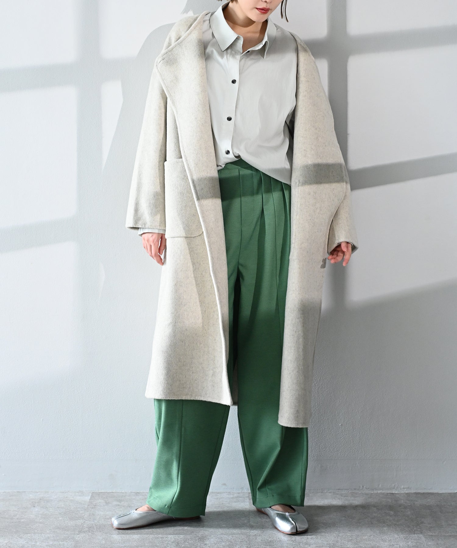 グリーン　model：H167