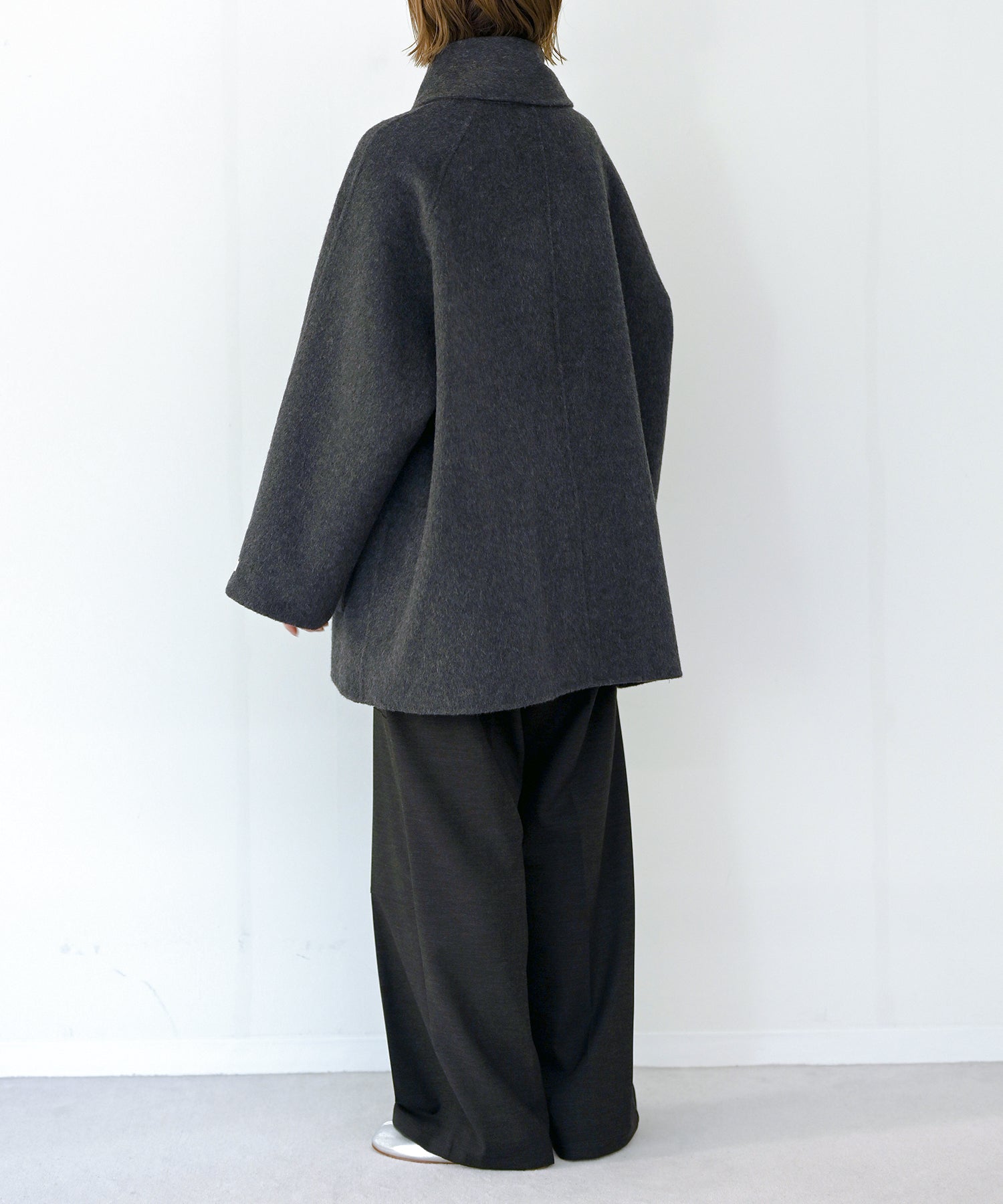 Sillage ウール コート charcoal grey WOOL COAT Sillage ウール コート charcoal grey WOOL COAT City Coat