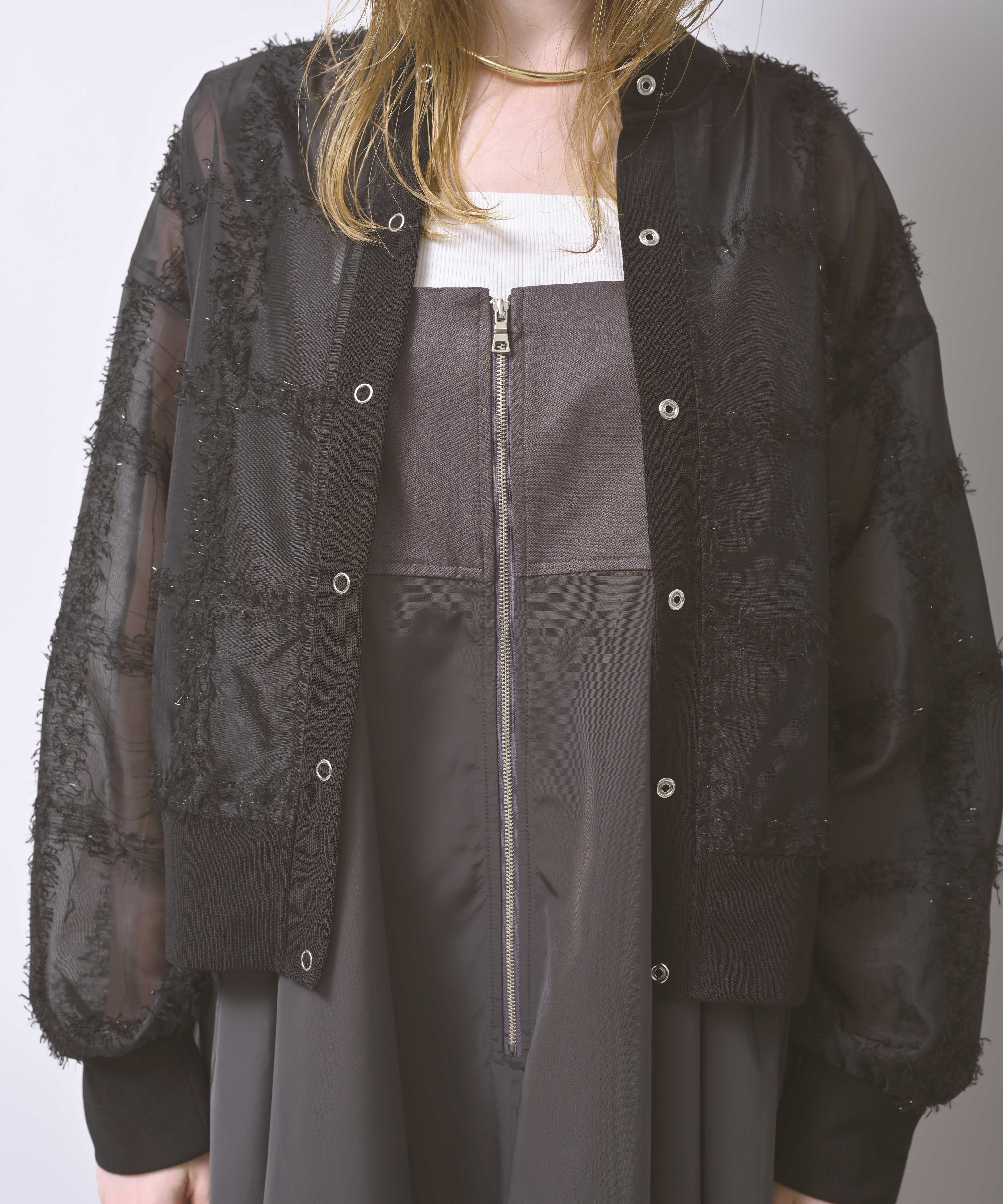 Sheer Tulle Cardigan