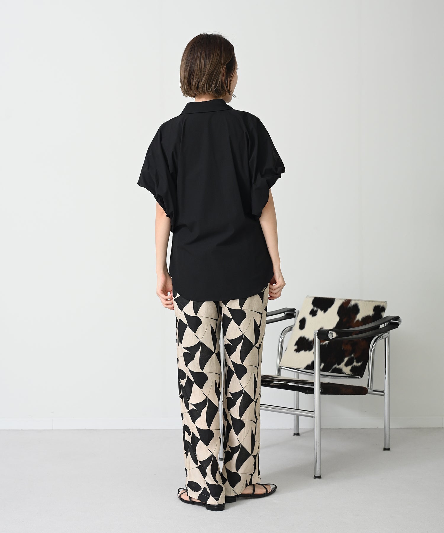 ベージュ×ブラック　model ：H167