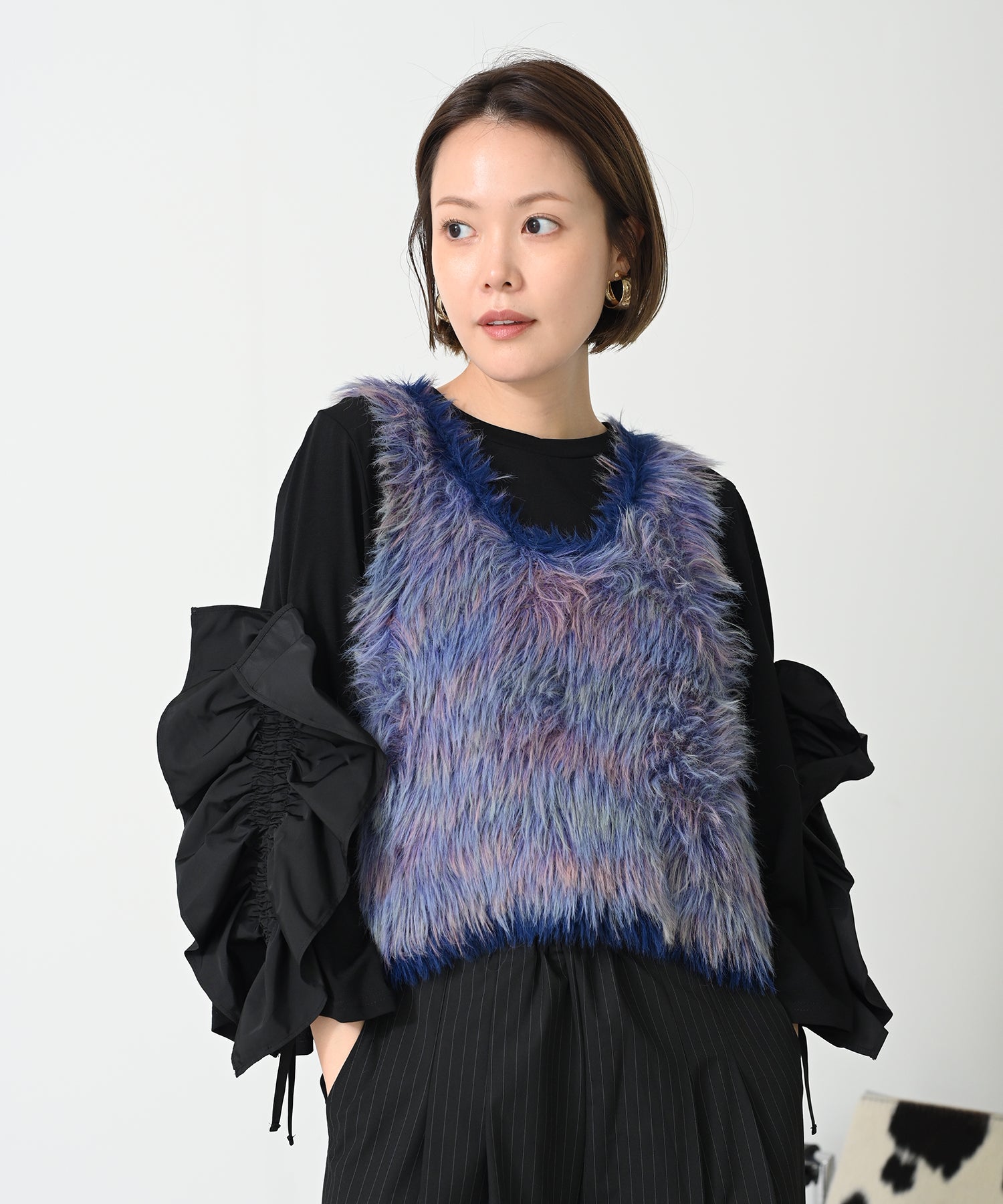 Mohair Knit Vest