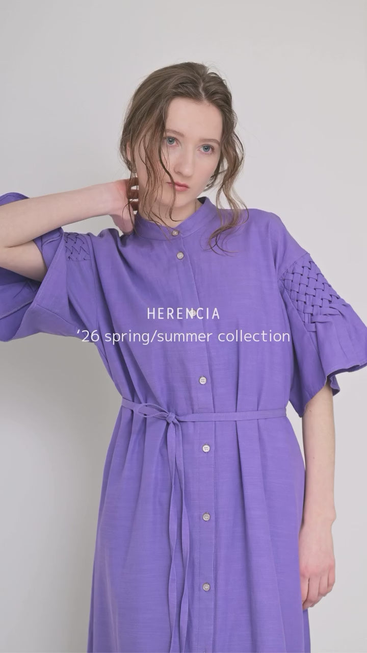 Short-Sleeved Smocked Dress
